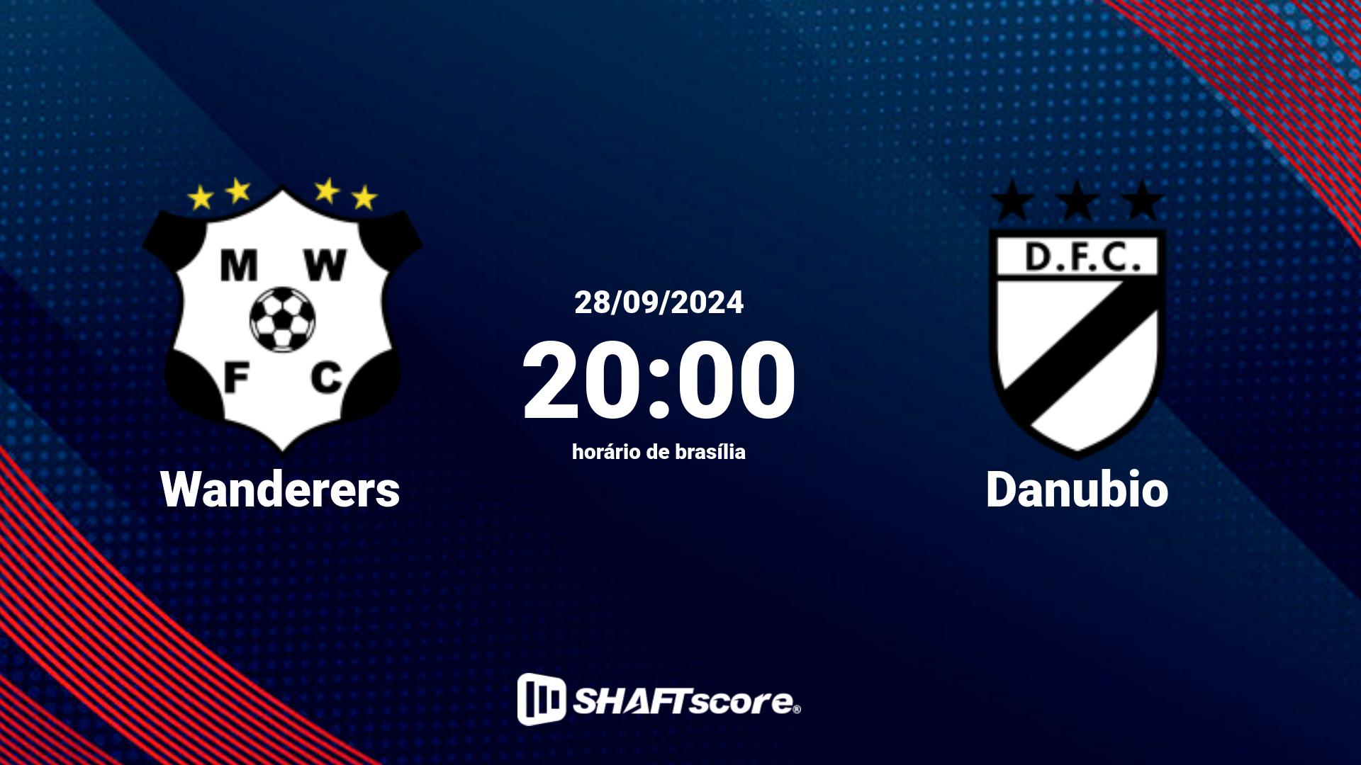 Estatísticas do jogo Wanderers vs Danubio 28.09 20:00