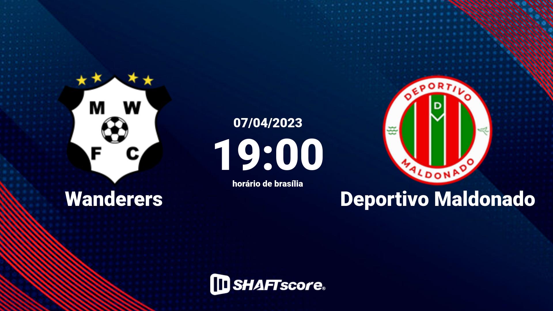 Estatísticas do jogo Wanderers vs Deportivo Maldonado 07.04 19:00