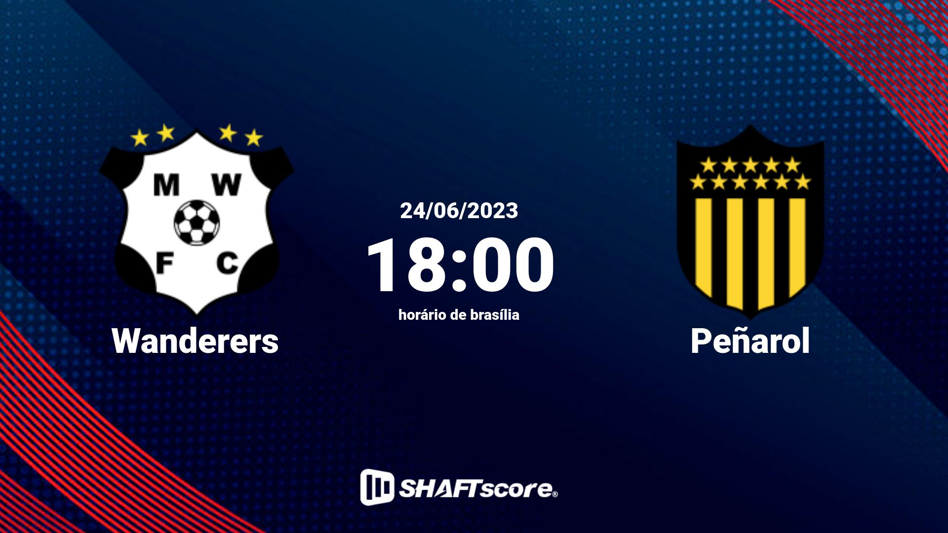 Estatísticas do jogo Wanderers vs Peñarol 24.06 18:00