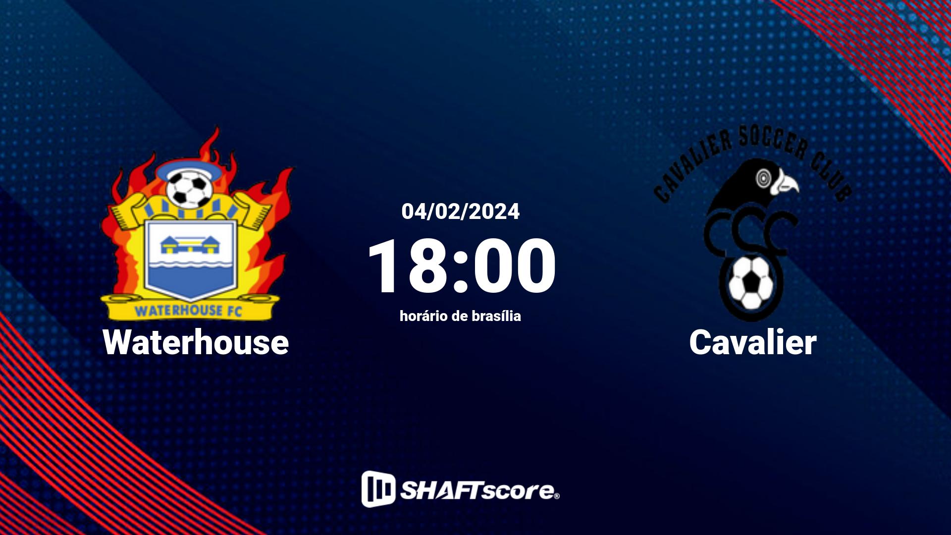 Estatísticas do jogo Waterhouse vs Cavalier 04.02 18:00