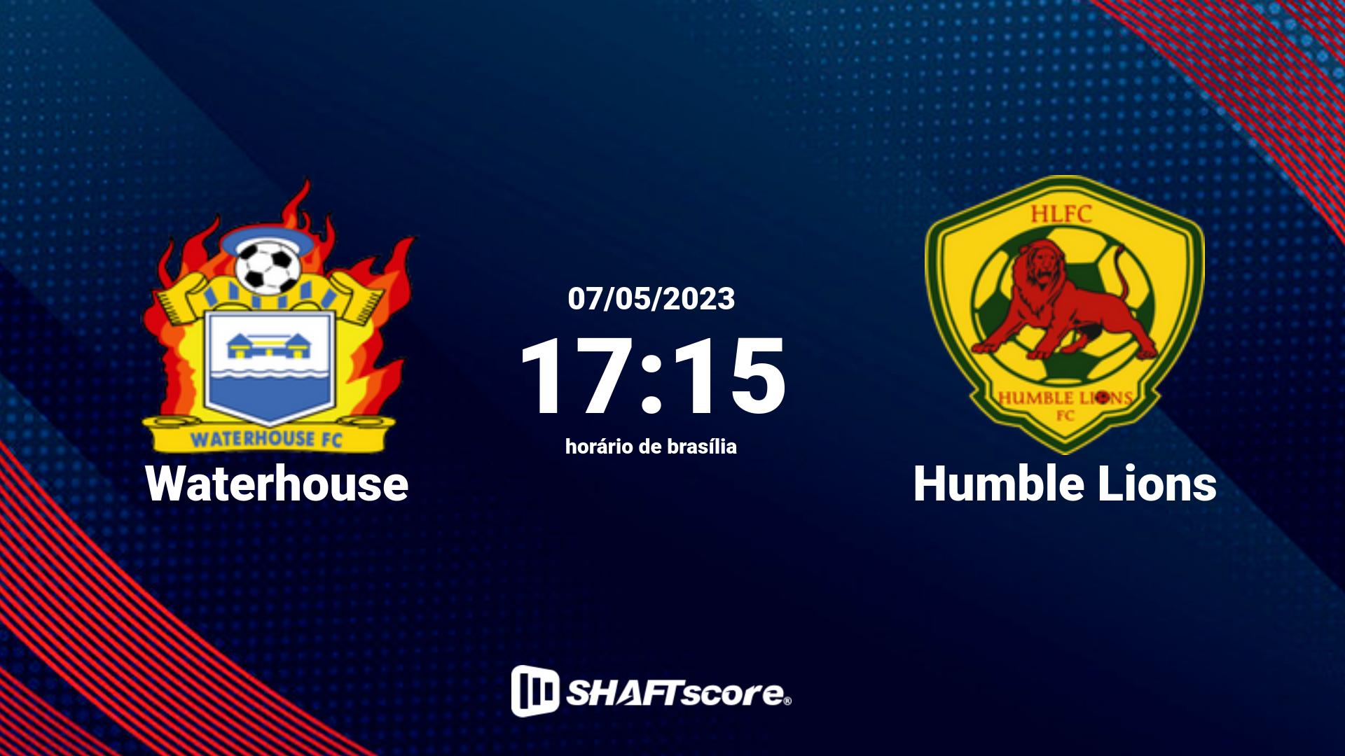 Estatísticas do jogo Waterhouse vs Humble Lions 07.05 17:15