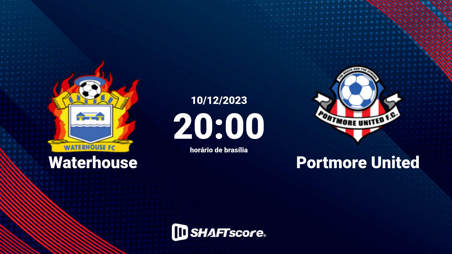 Estatísticas do jogo Waterhouse vs Portmore United 10.12 20:00