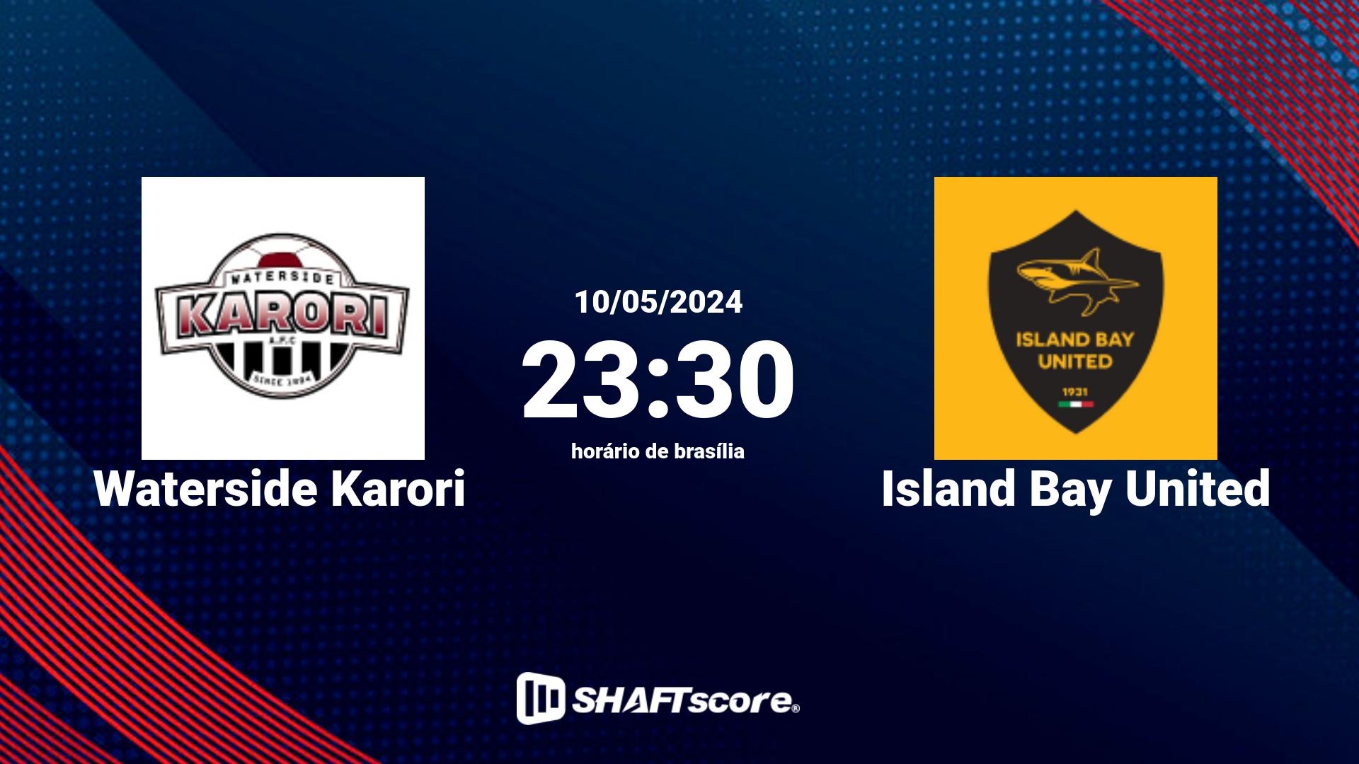 Estatísticas do jogo Waterside Karori vs Island Bay United 10.05 23:30