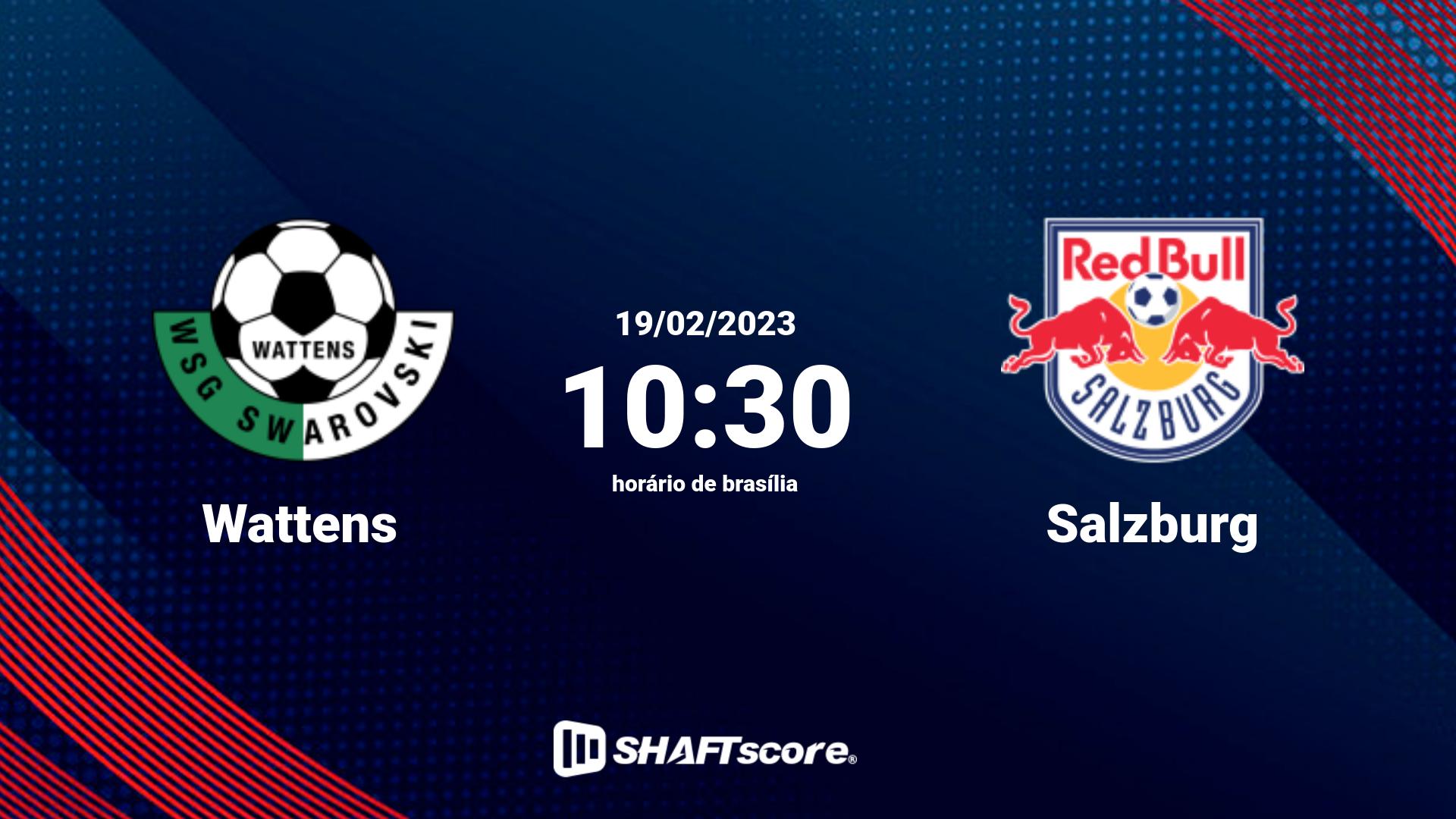 Estatísticas do jogo Wattens vs Salzburg 19.02 10:30