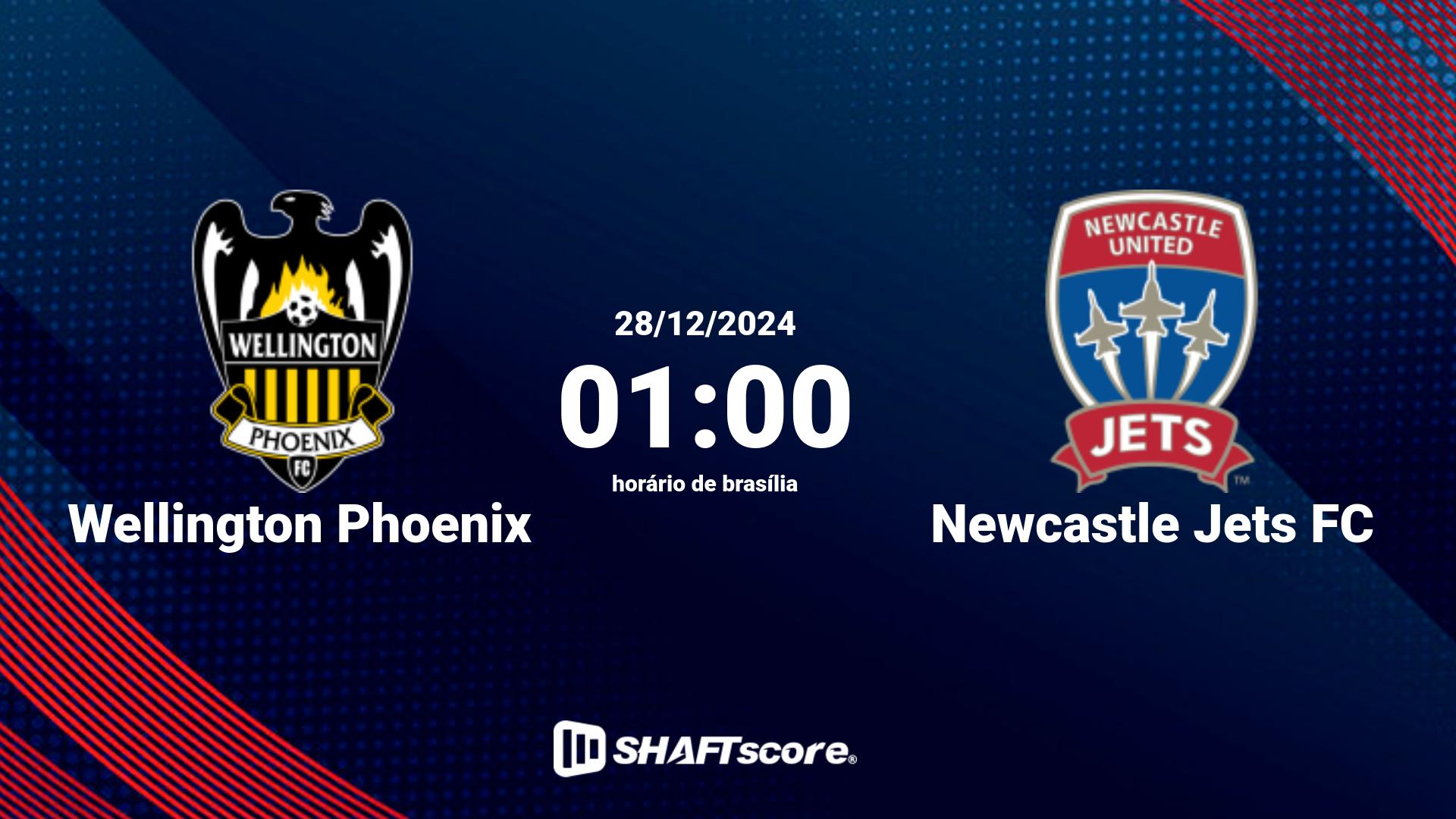 Estatísticas do jogo Wellington Phoenix vs Newcastle Jets FC 28.12 01:00