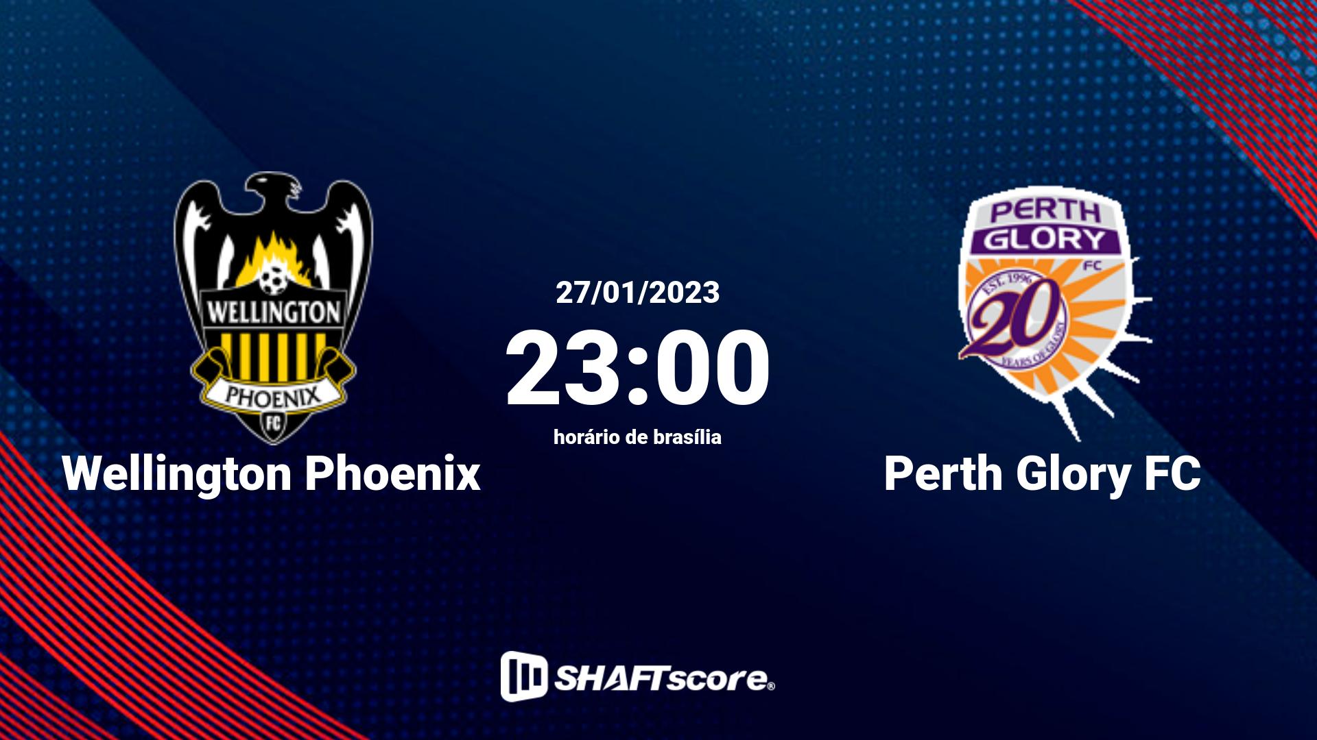 Estatísticas do jogo Wellington Phoenix vs Perth Glory FC 27.01 23:00