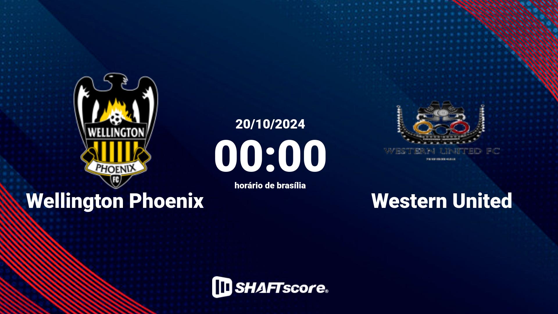 Estatísticas do jogo Wellington Phoenix vs Western United 20.10 00:00