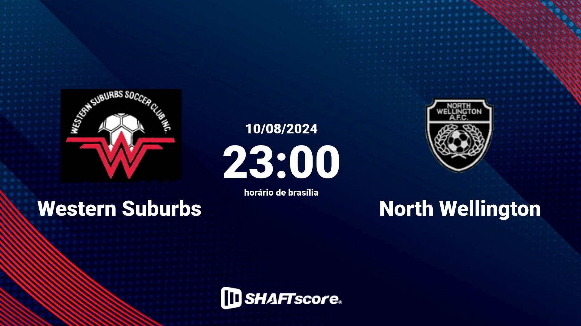 Estatísticas do jogo Western Suburbs vs North Wellington 10.08 23:00