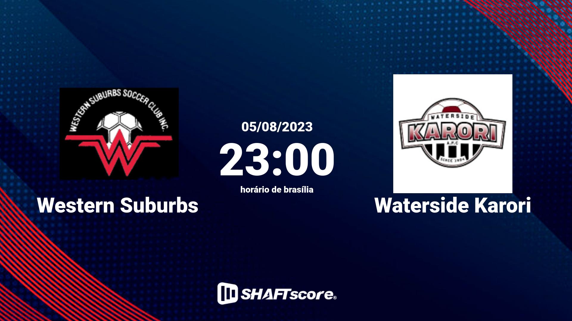 Estatísticas do jogo Western Suburbs vs Waterside Karori 05.08 23:00