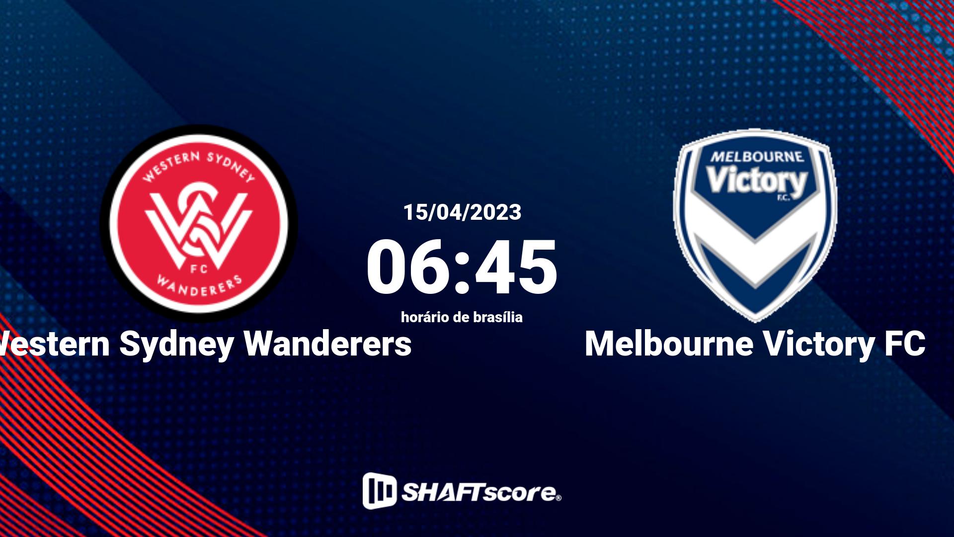 Estatísticas do jogo Western Sydney Wanderers vs Melbourne Victory FC 15.04 06:45