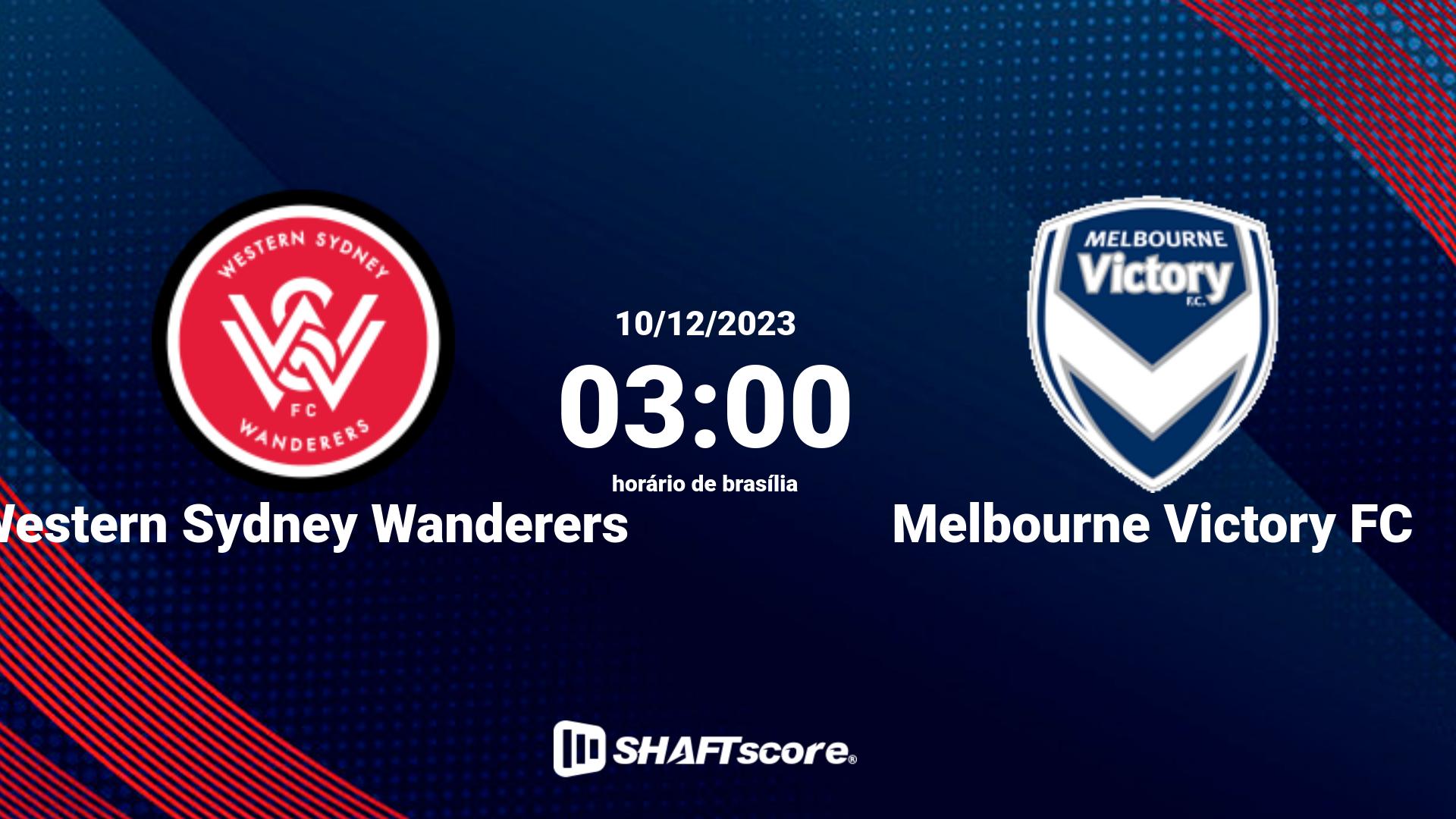 Estatísticas do jogo Western Sydney Wanderers vs Melbourne Victory FC 10.12 03:00