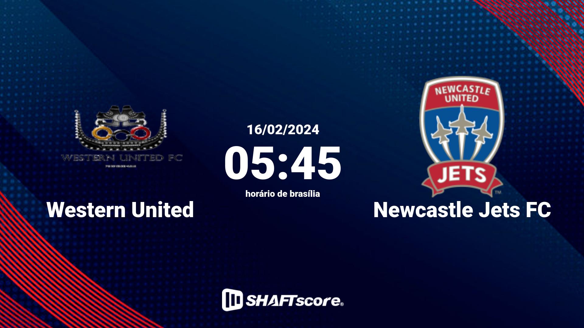 Estatísticas do jogo Western United vs Newcastle Jets FC 16.02 05:45