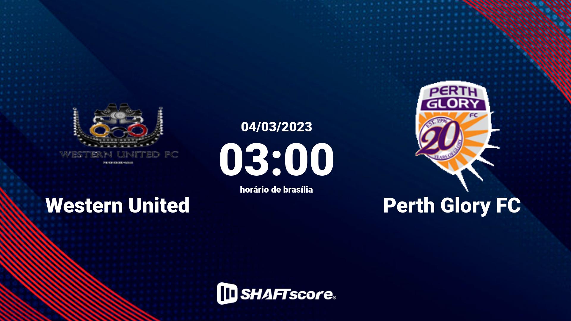 Estatísticas do jogo Western United vs Perth Glory FC 04.03 03:00