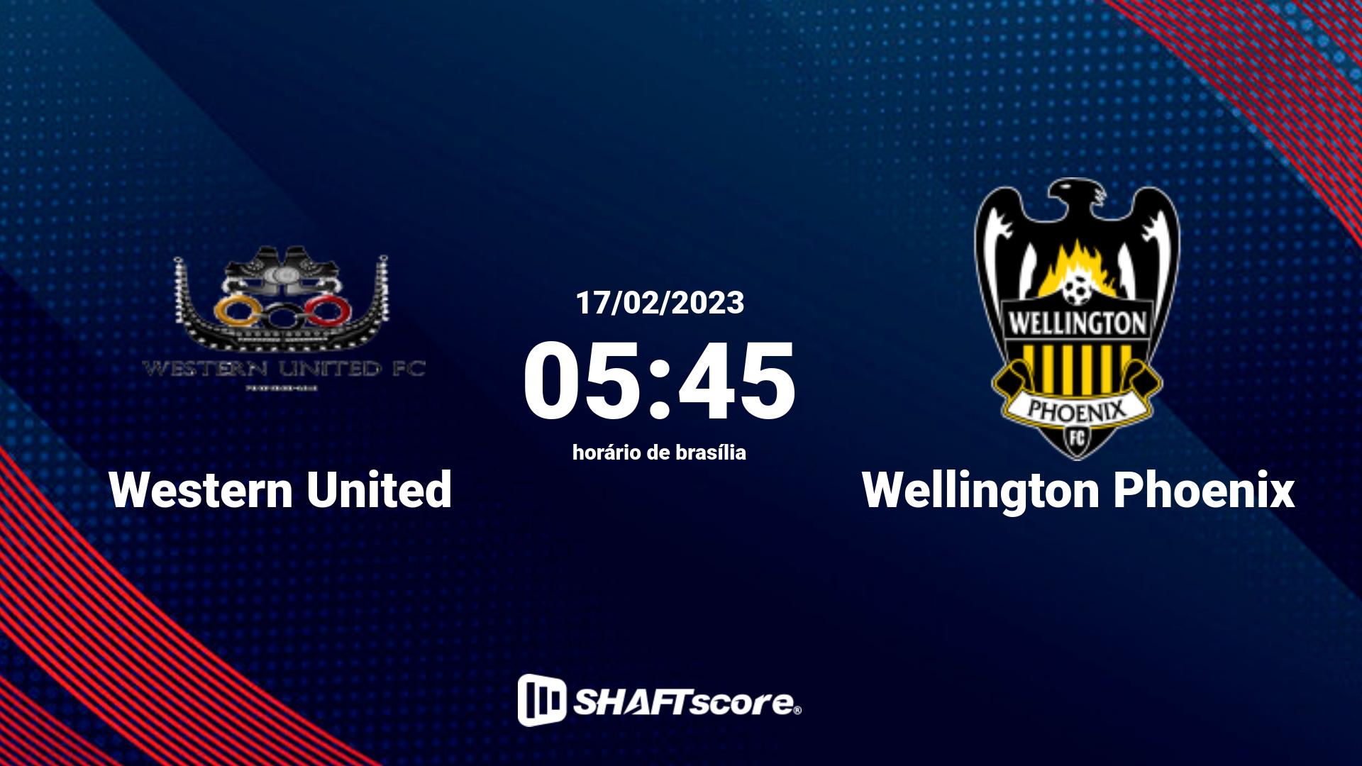 Estatísticas do jogo Western United vs Wellington Phoenix 17.02 05:45