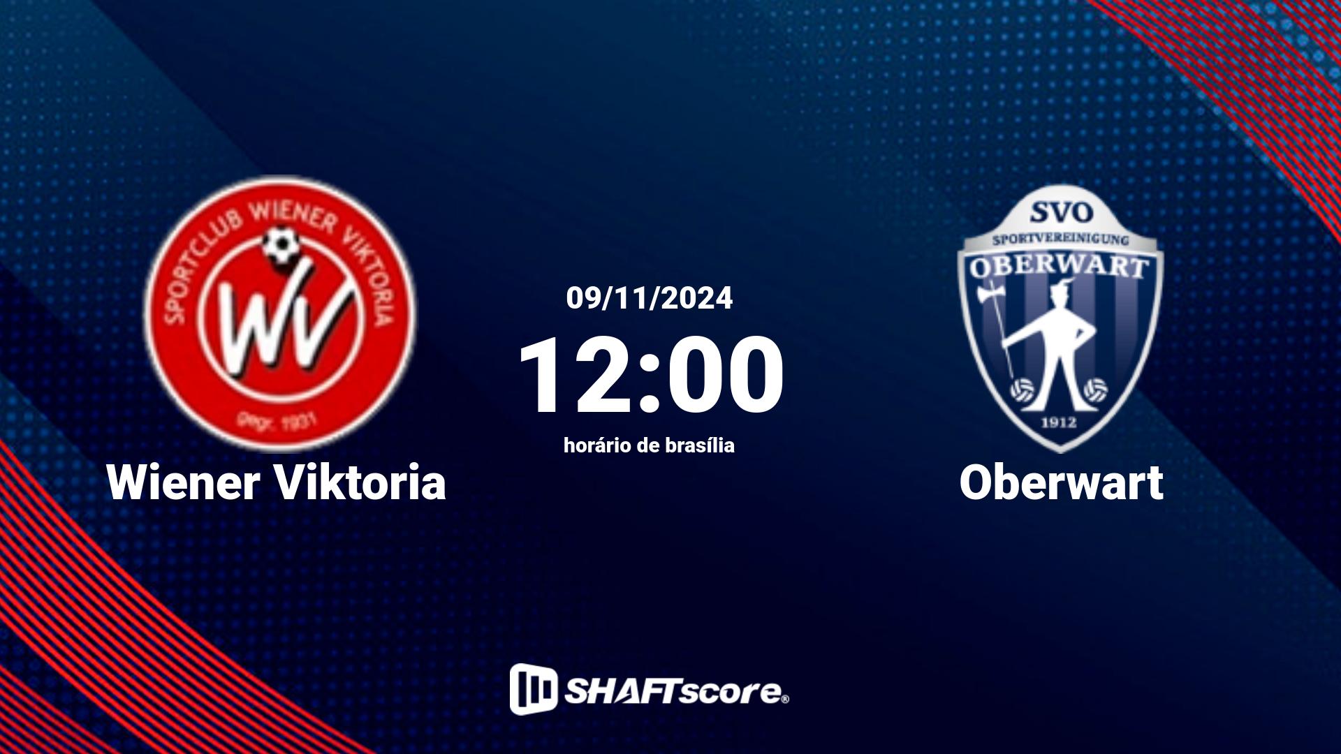 Estatísticas do jogo Wiener Viktoria vs Oberwart 09.11 12:00