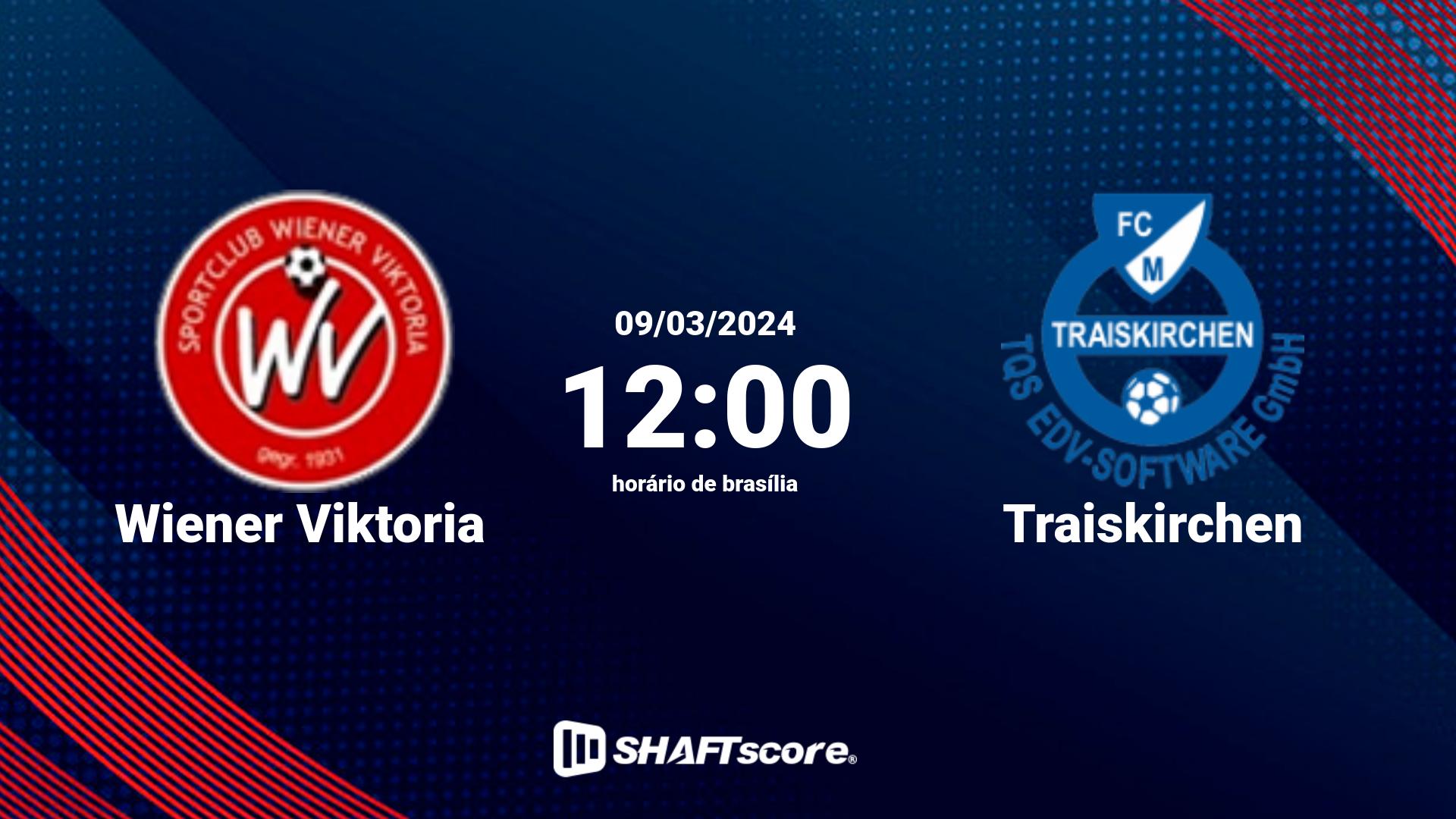 Estatísticas do jogo Wiener Viktoria vs Traiskirchen 09.03 12:00