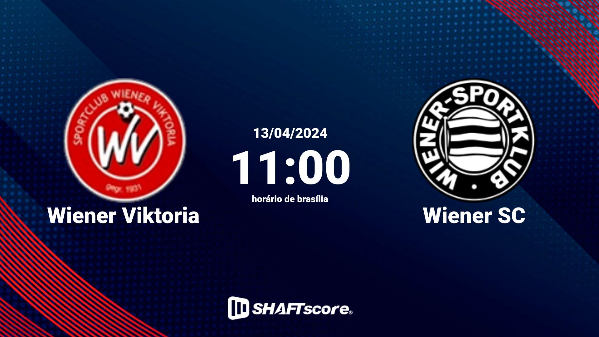 Estatísticas do jogo Wiener Viktoria vs Wiener SC 13.04 11:00