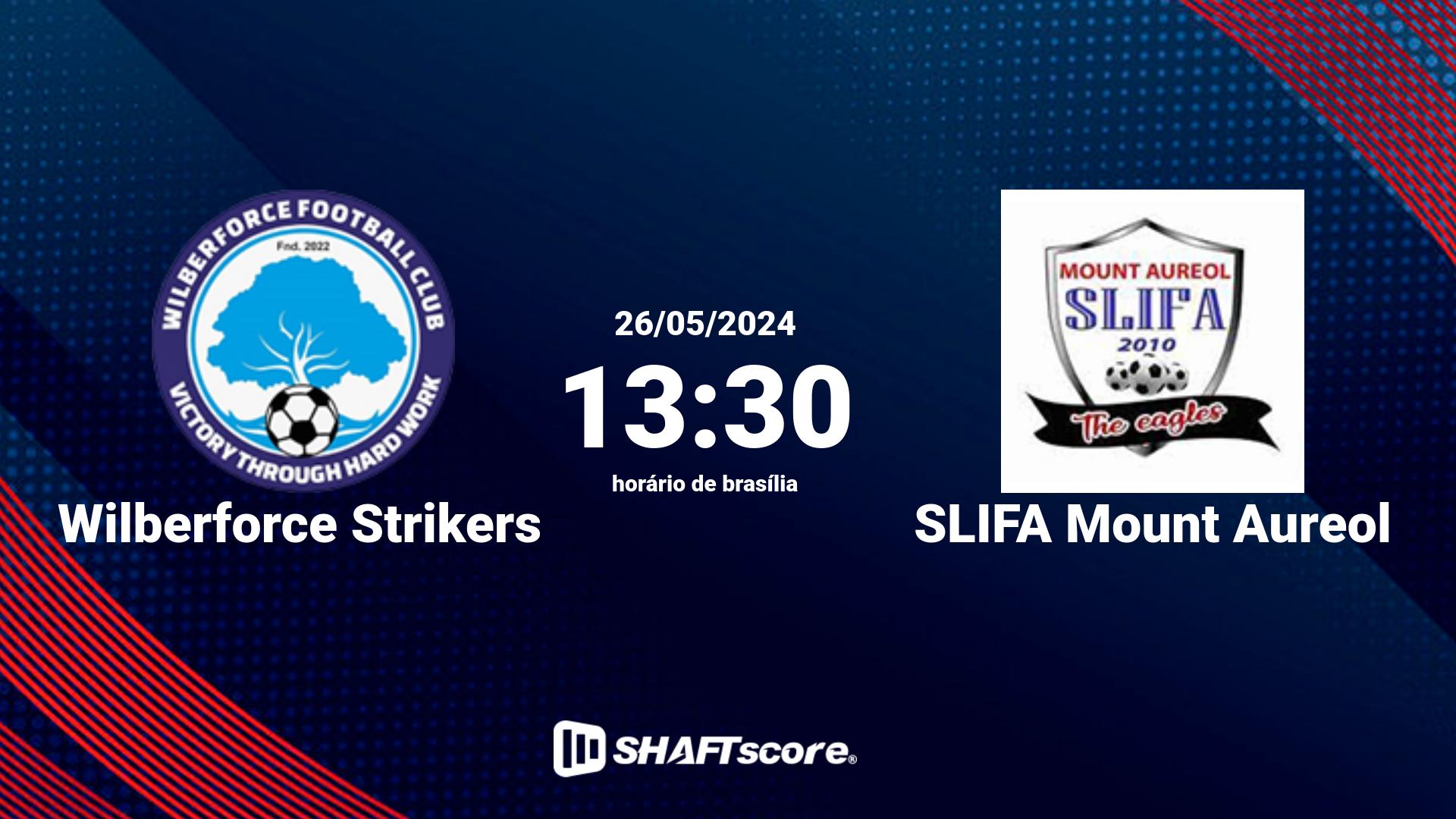 Estatísticas do jogo Wilberforce Strikers vs SLIFA Mount Aureol 26.05 13:30