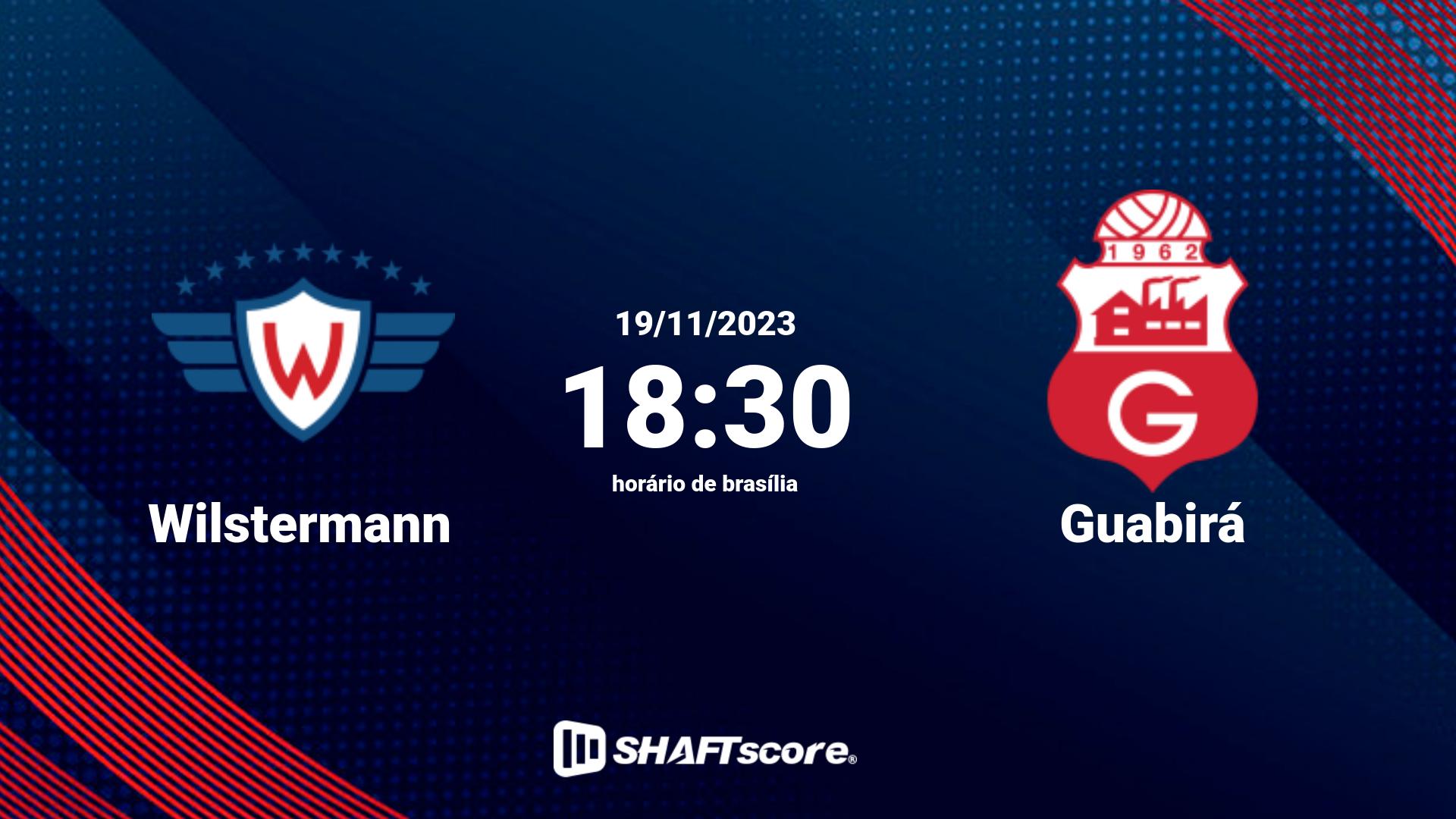 Estatísticas do jogo Wilstermann vs Guabirá 19.11 18:30