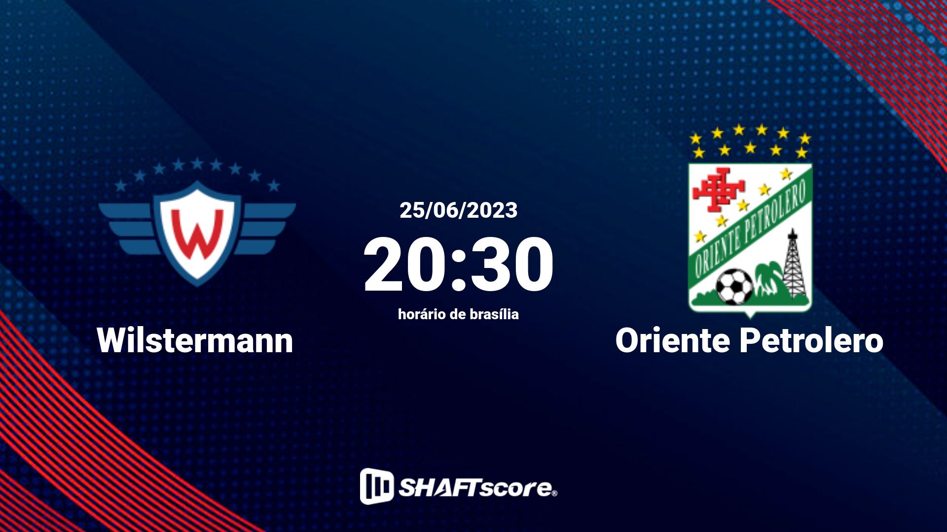 Estatísticas do jogo Wilstermann vs Oriente Petrolero 25.06 20:30