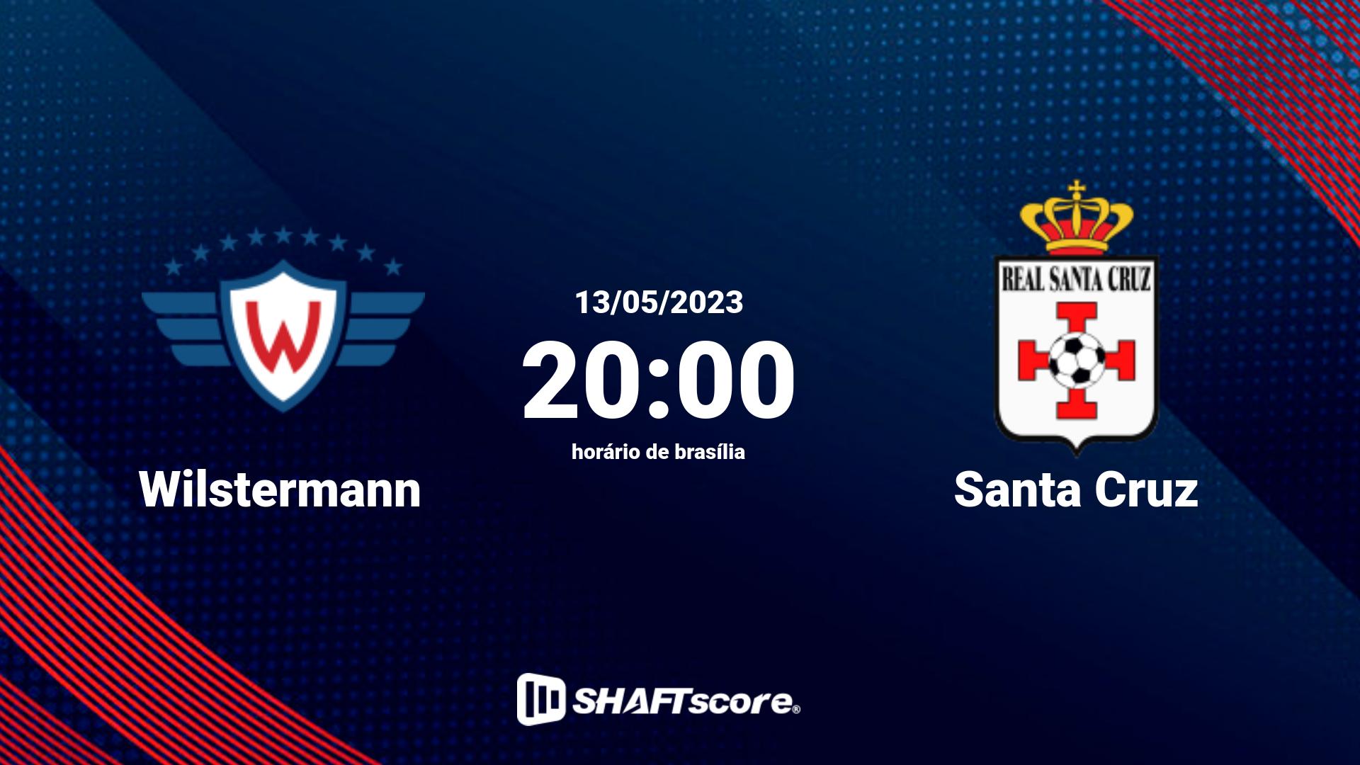 Estatísticas do jogo Wilstermann vs Santa Cruz 13.05 20:00