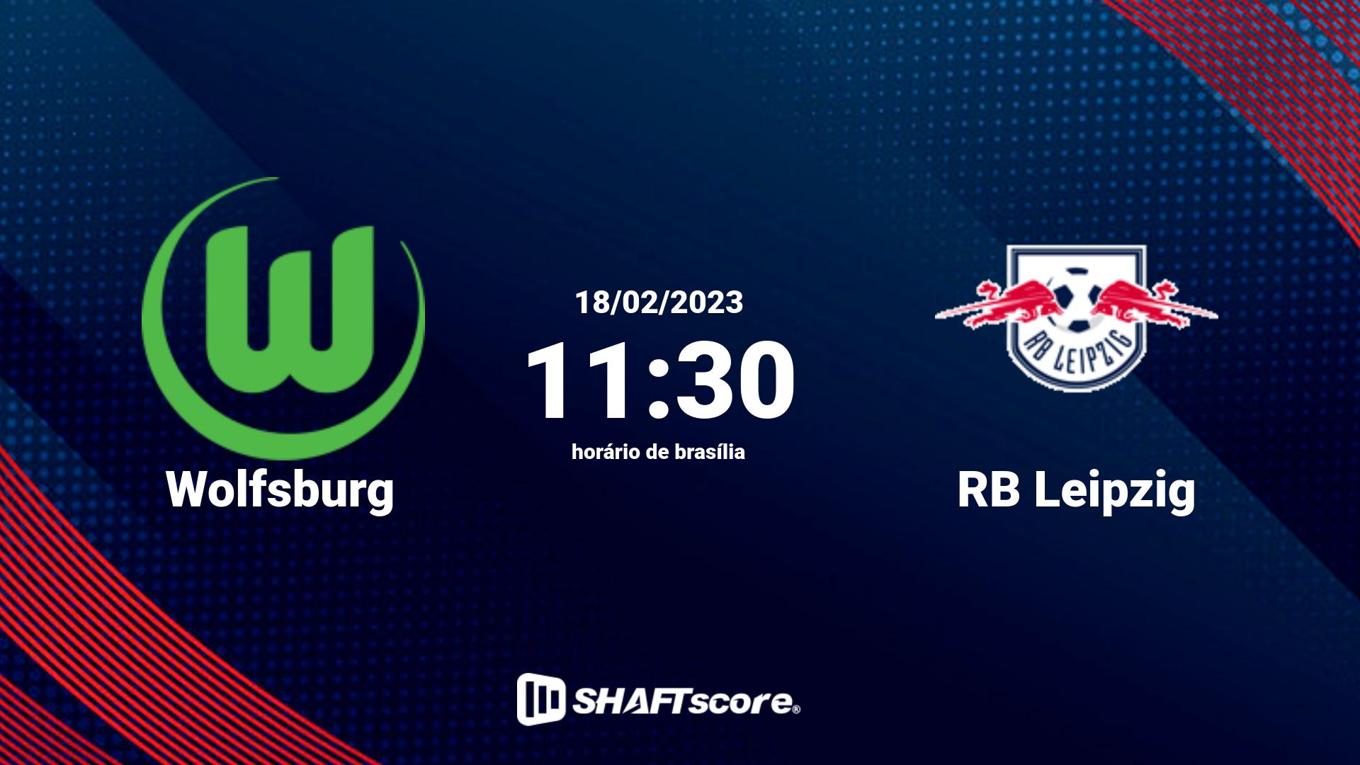 Estatísticas do jogo Wolfsburg vs RB Leipzig 18.02 11:30