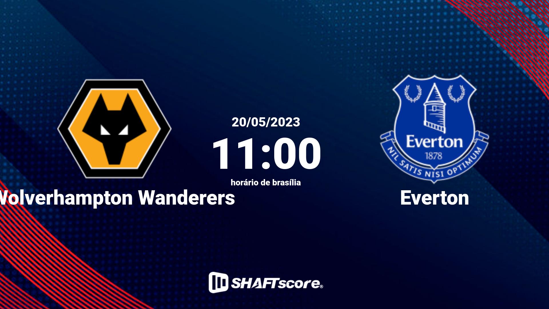 Estatísticas do jogo Wolverhampton Wanderers vs Everton 20.05 11:00