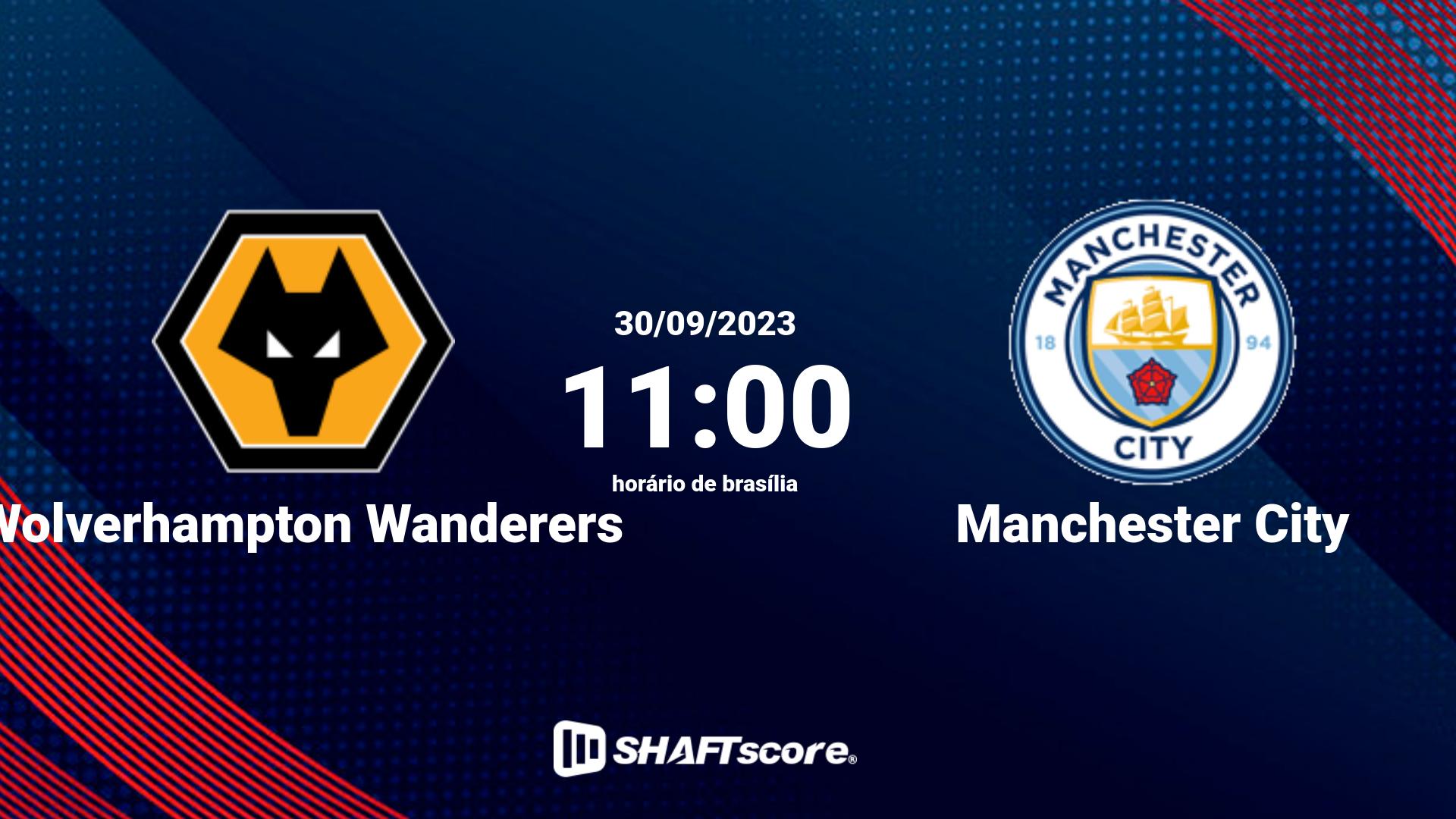 Estatísticas do jogo Wolverhampton Wanderers vs Manchester City 30.09 11:00