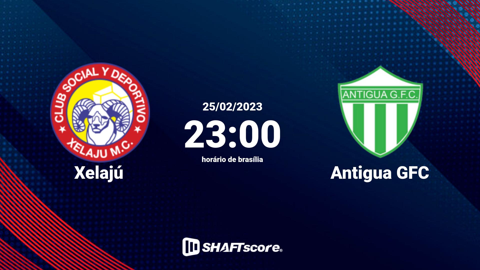 Estatísticas do jogo Xelajú vs Antigua GFC 25.02 23:00