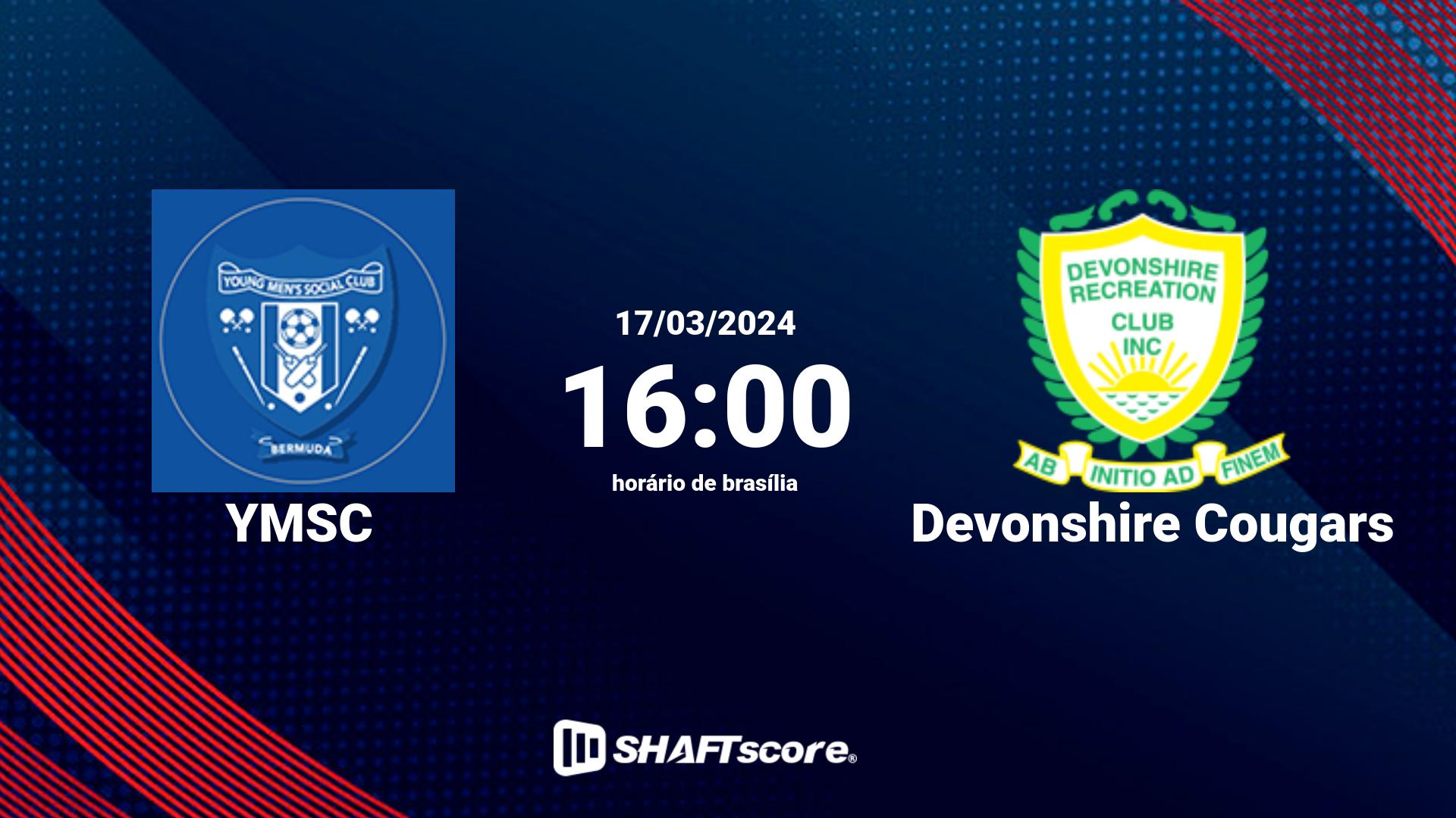 Estatísticas do jogo YMSC vs Devonshire Cougars 17.03 16:00