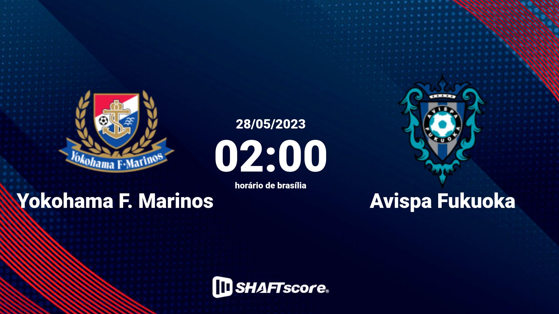 Estatísticas do jogo Yokohama F. Marinos vs Avispa Fukuoka 28.05 02:00