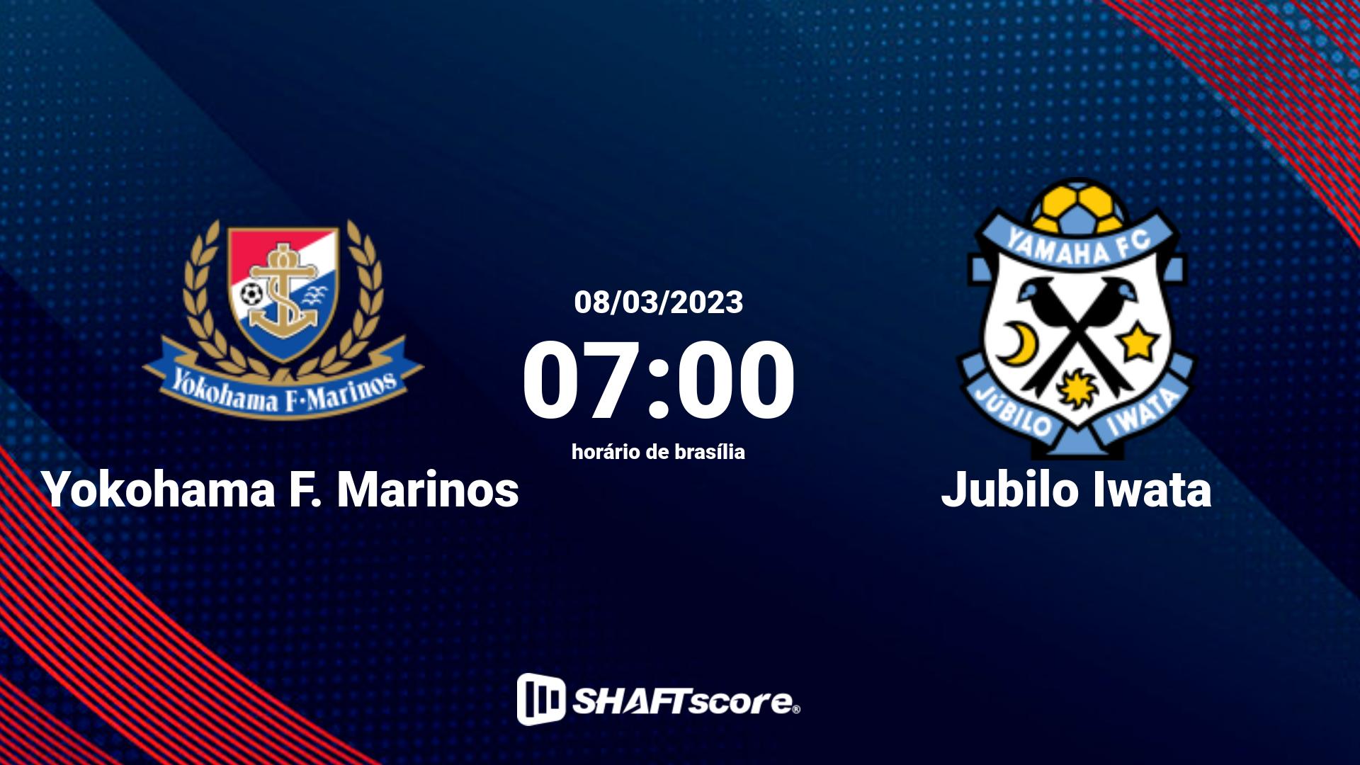 Estatísticas do jogo Yokohama F. Marinos vs Jubilo Iwata 08.03 07:00