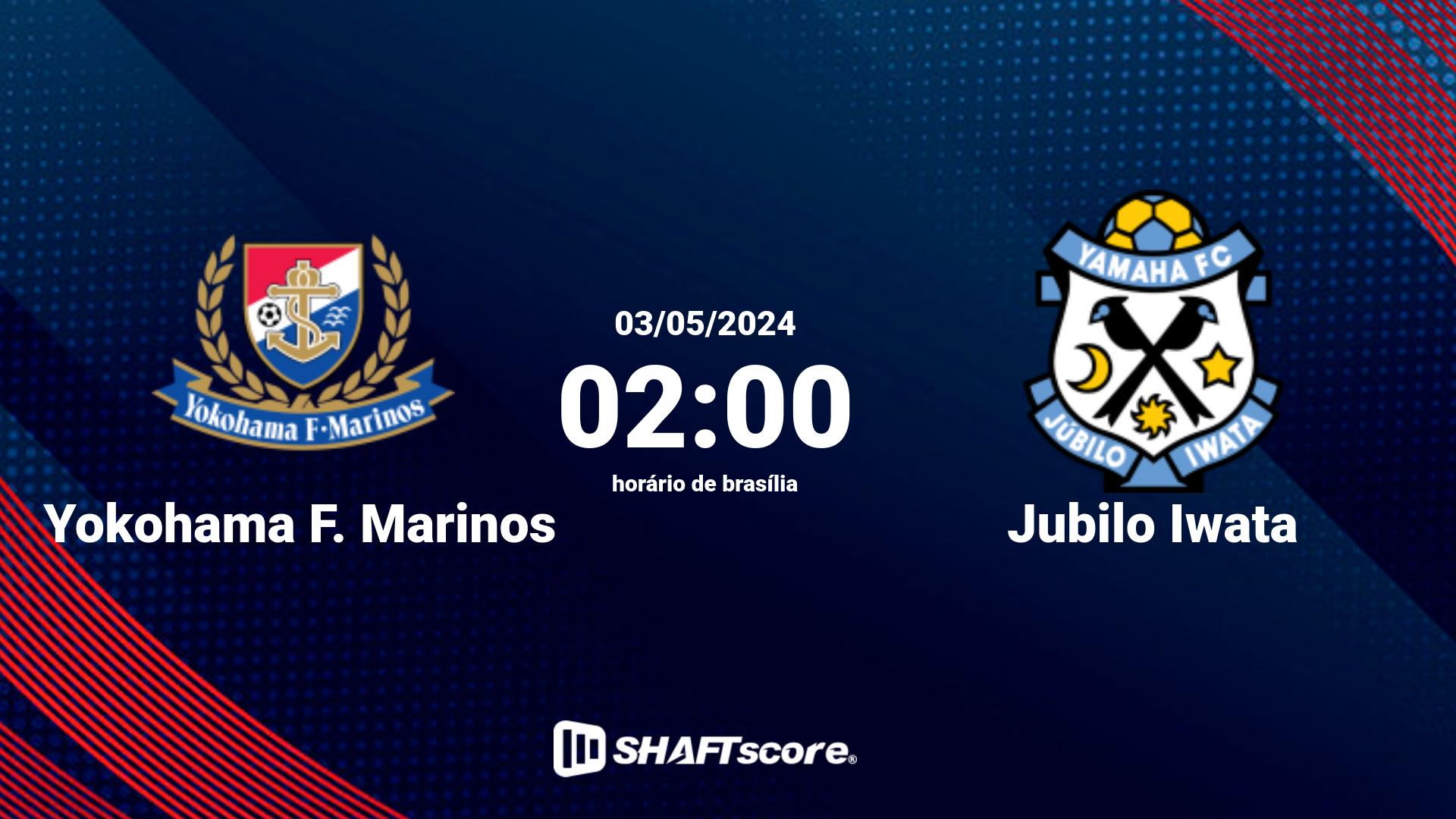 Estatísticas do jogo Yokohama F. Marinos vs Jubilo Iwata 03.05 02:00