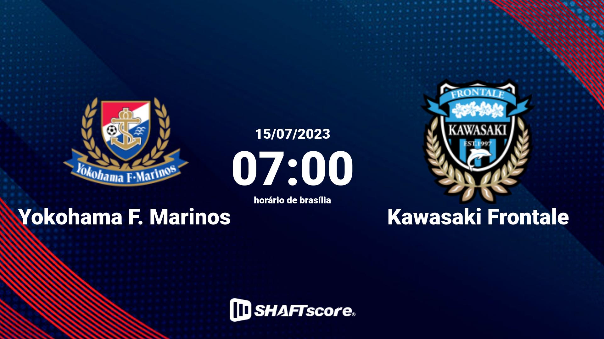 Estatísticas do jogo Yokohama F. Marinos vs Kawasaki Frontale 15.07 07:00