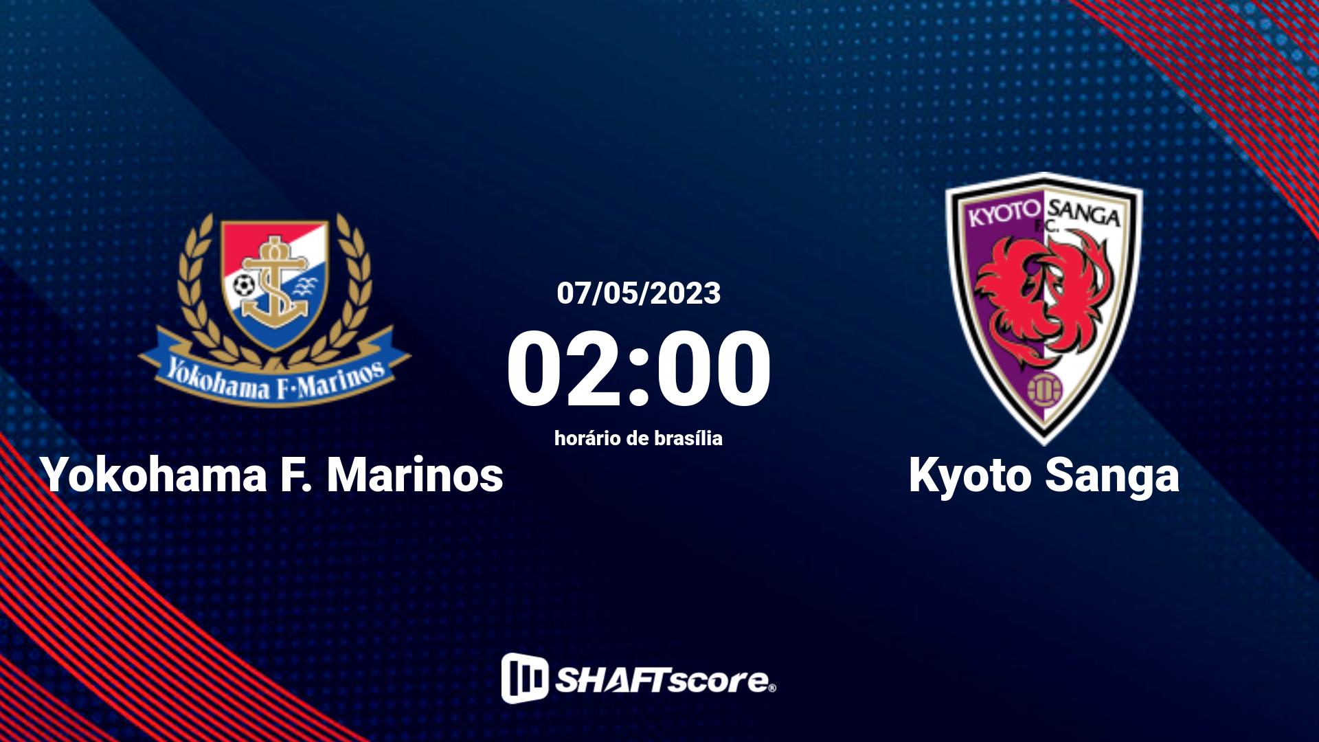 Estatísticas do jogo Yokohama F. Marinos vs Kyoto Sanga 07.05 02:00