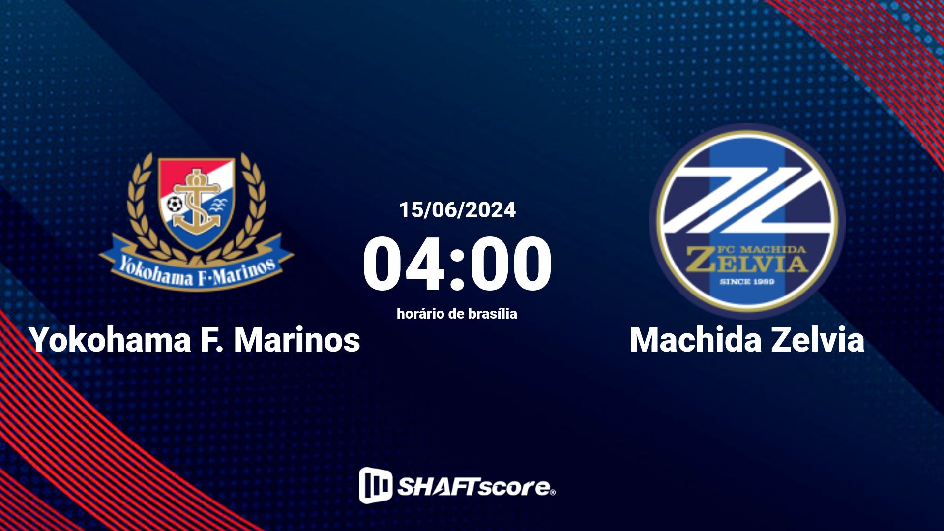 Estatísticas do jogo Yokohama F. Marinos vs Machida Zelvia 15.06 04:00