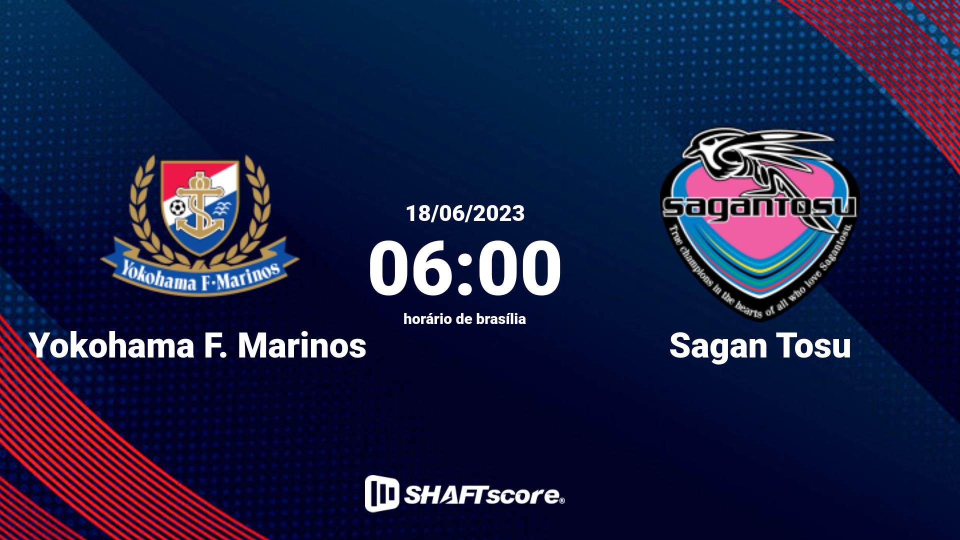 Estatísticas do jogo Yokohama F. Marinos vs Sagan Tosu 18.06 06:00