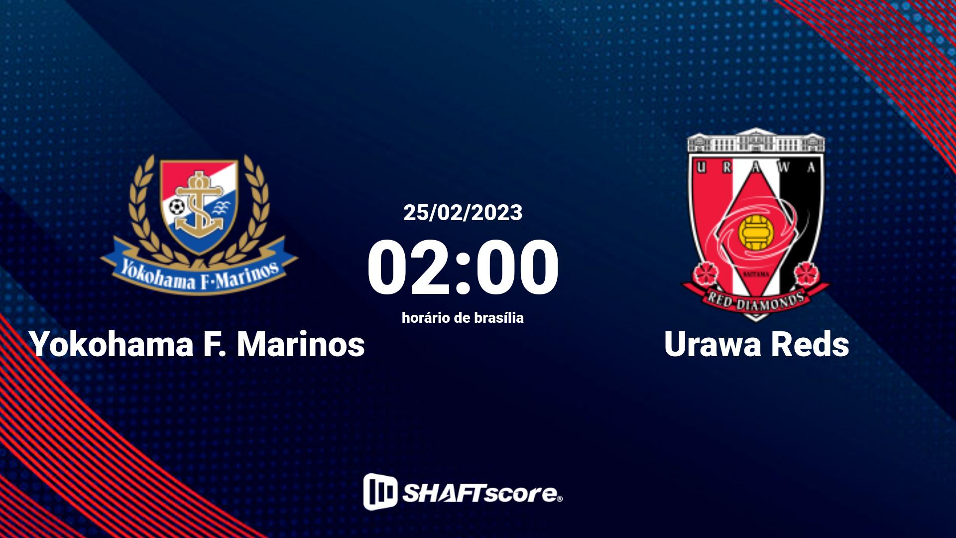 Estatísticas do jogo Yokohama F. Marinos vs Urawa Reds 25.02 02:00