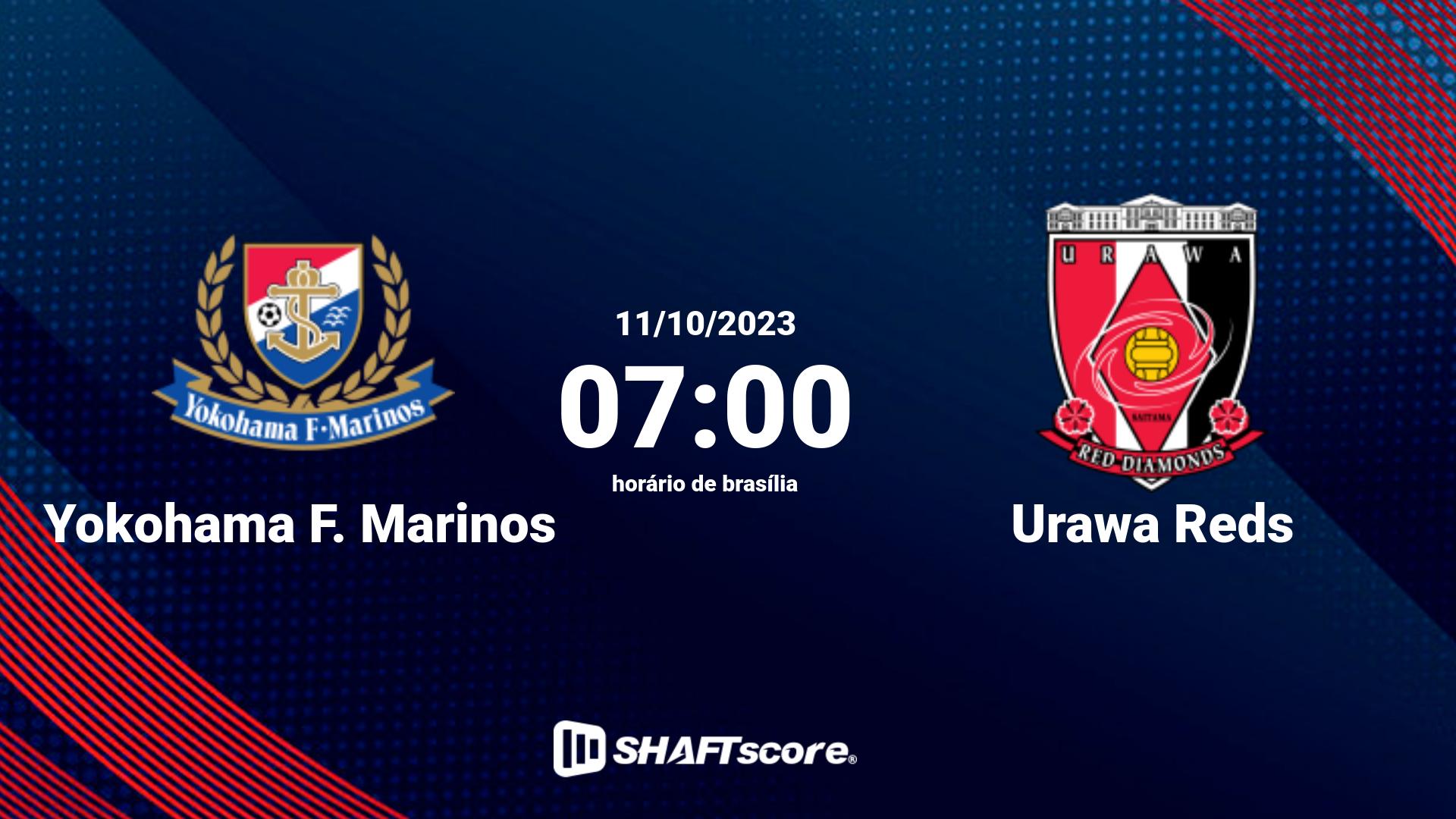 Estatísticas do jogo Yokohama F. Marinos vs Urawa Reds 11.10 07:00