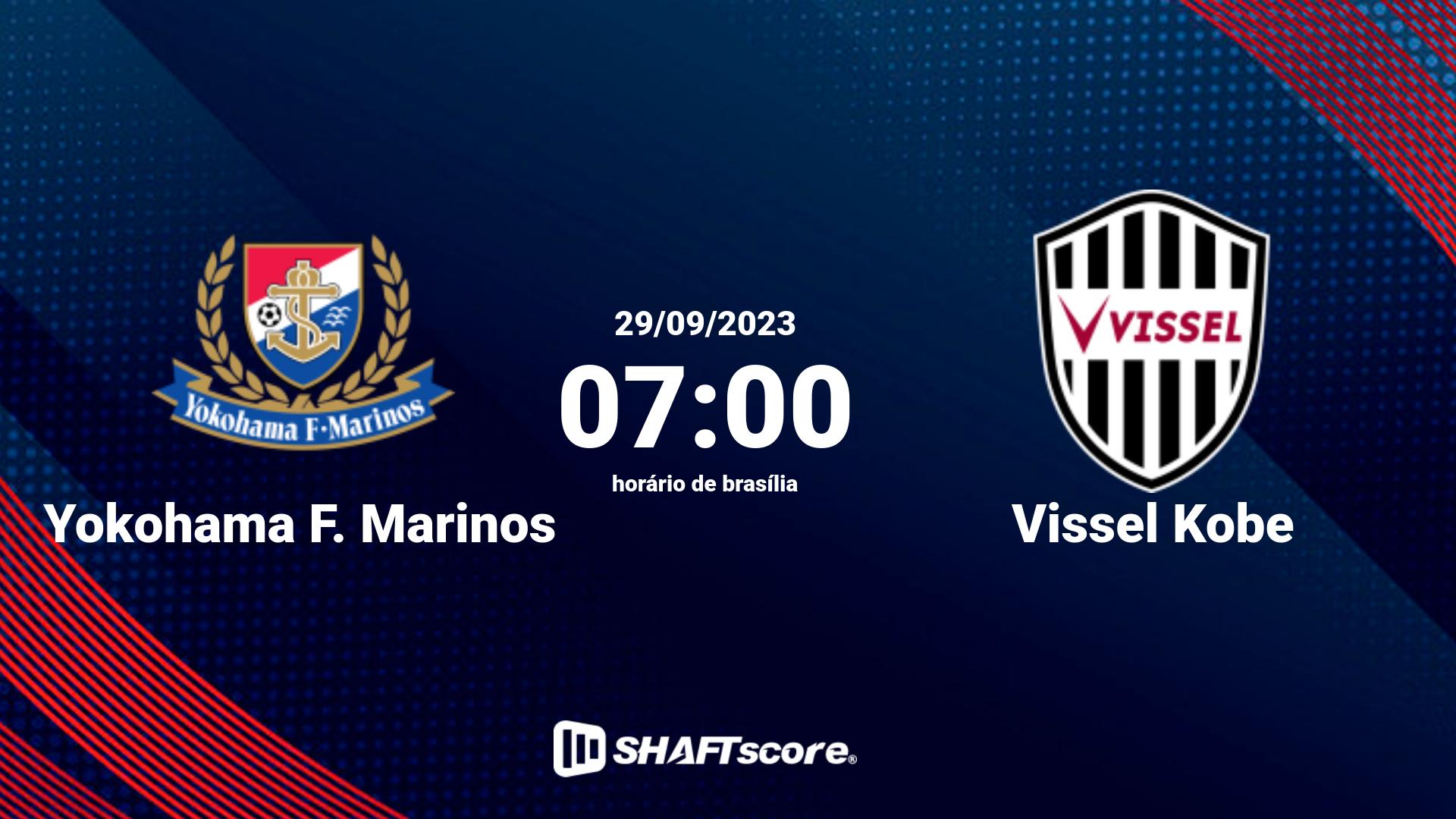 Estatísticas do jogo Yokohama F. Marinos vs Vissel Kobe 29.09 07:00