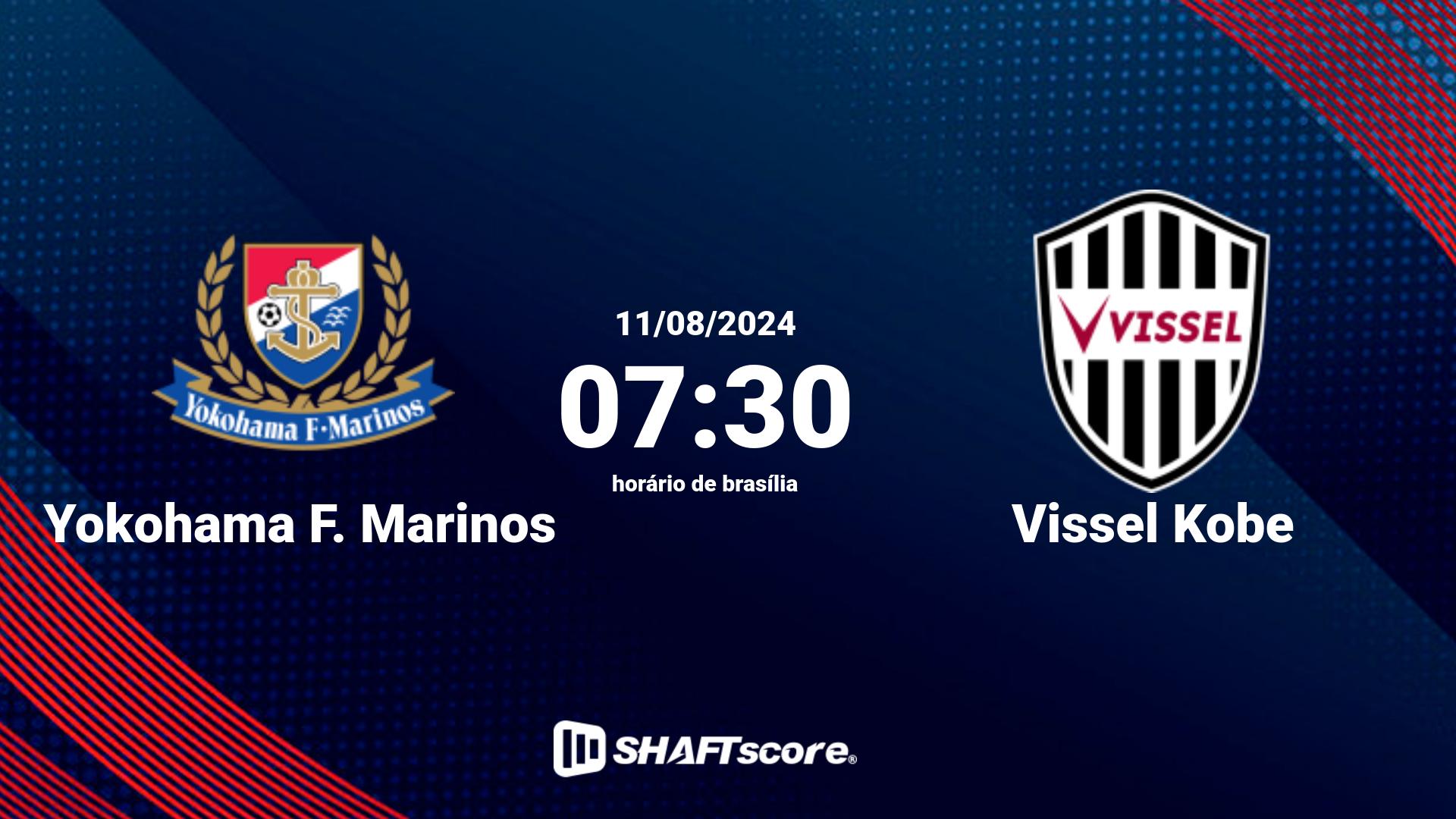 Estatísticas do jogo Yokohama F. Marinos vs Vissel Kobe 11.08 07:30