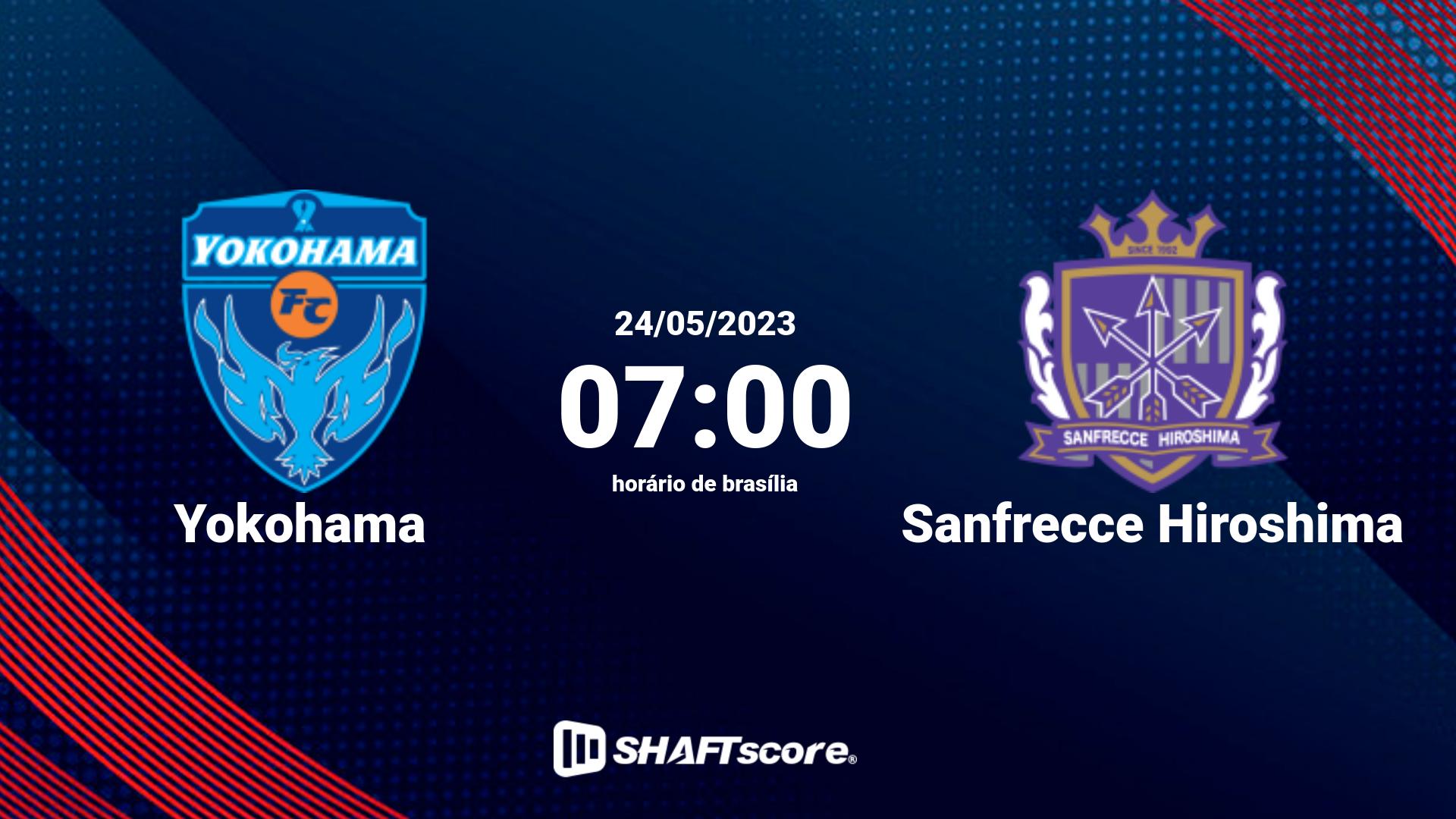 Estatísticas do jogo Yokohama vs Sanfrecce Hiroshima 24.05 07:00