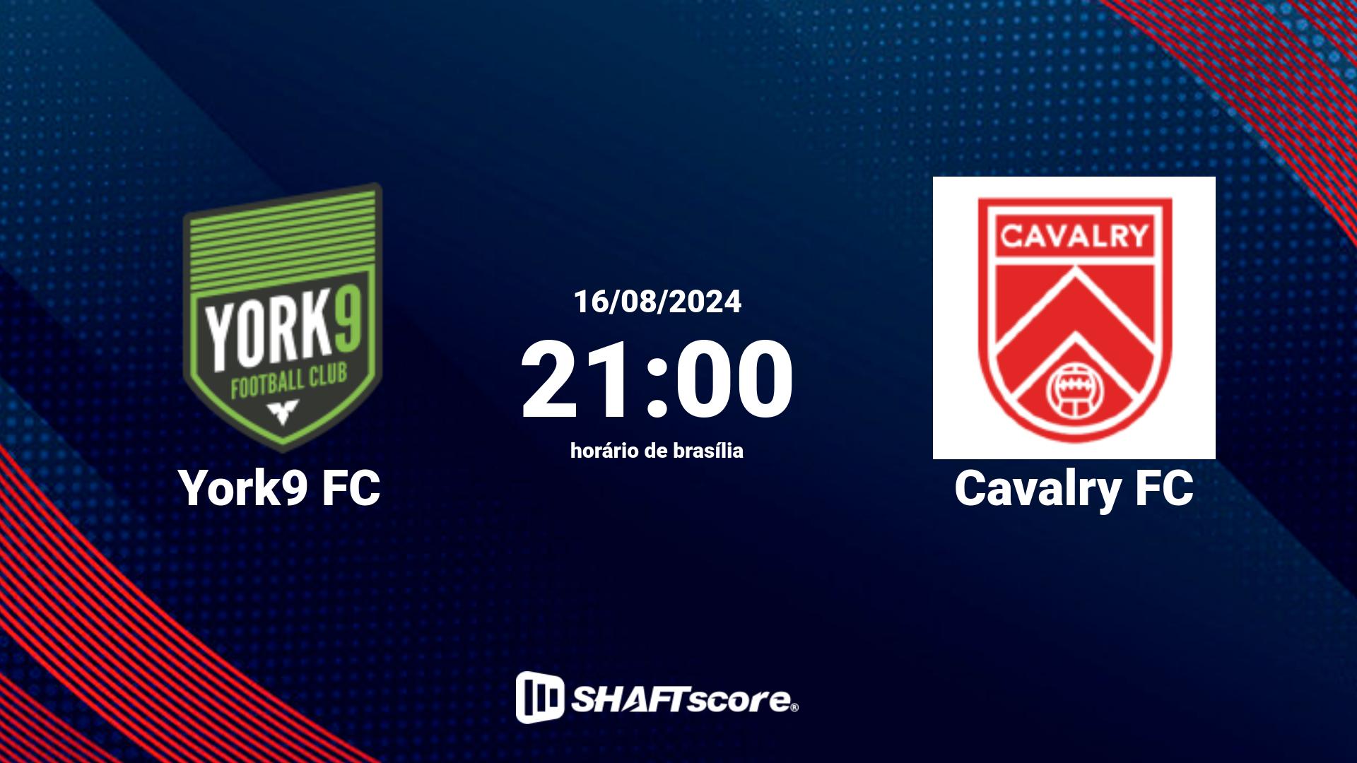 Estatísticas do jogo York9 FC vs Cavalry FC 16.08 21:00