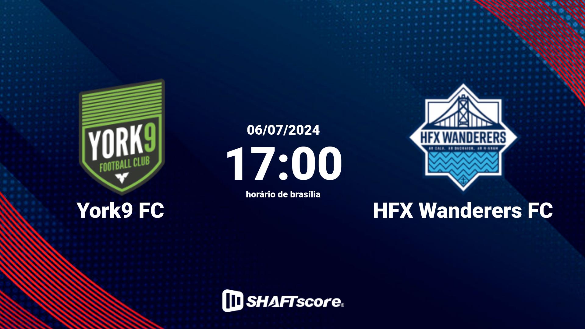 Estatísticas do jogo York9 FC vs HFX Wanderers FC 06.07 17:00