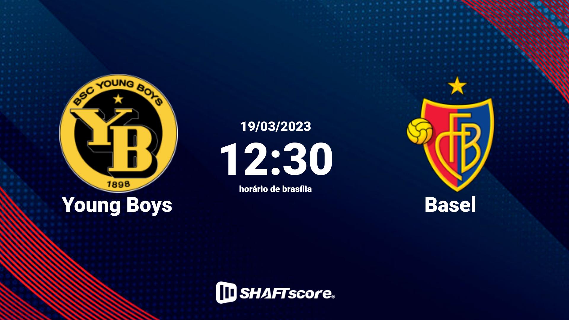 Estatísticas do jogo Young Boys vs Basel 19.03 12:30