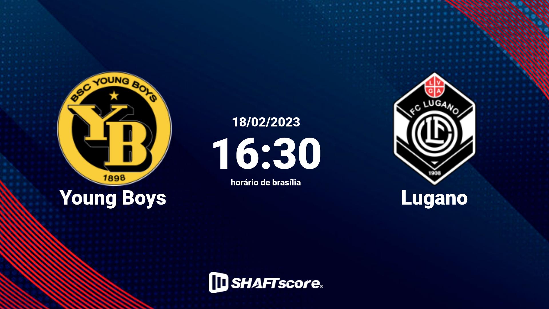 Estatísticas do jogo Young Boys vs Lugano 18.02 16:30