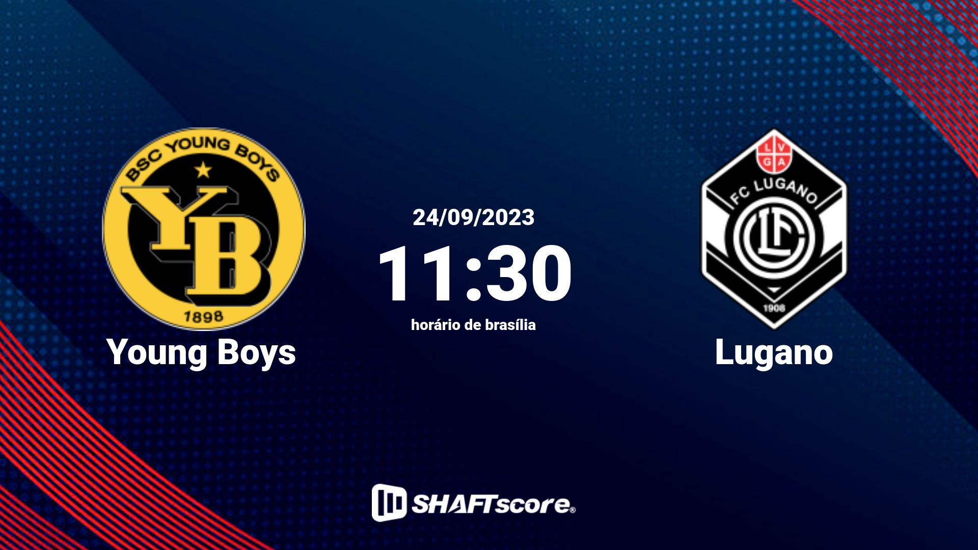 Estatísticas do jogo Young Boys vs Lugano 24.09 11:30