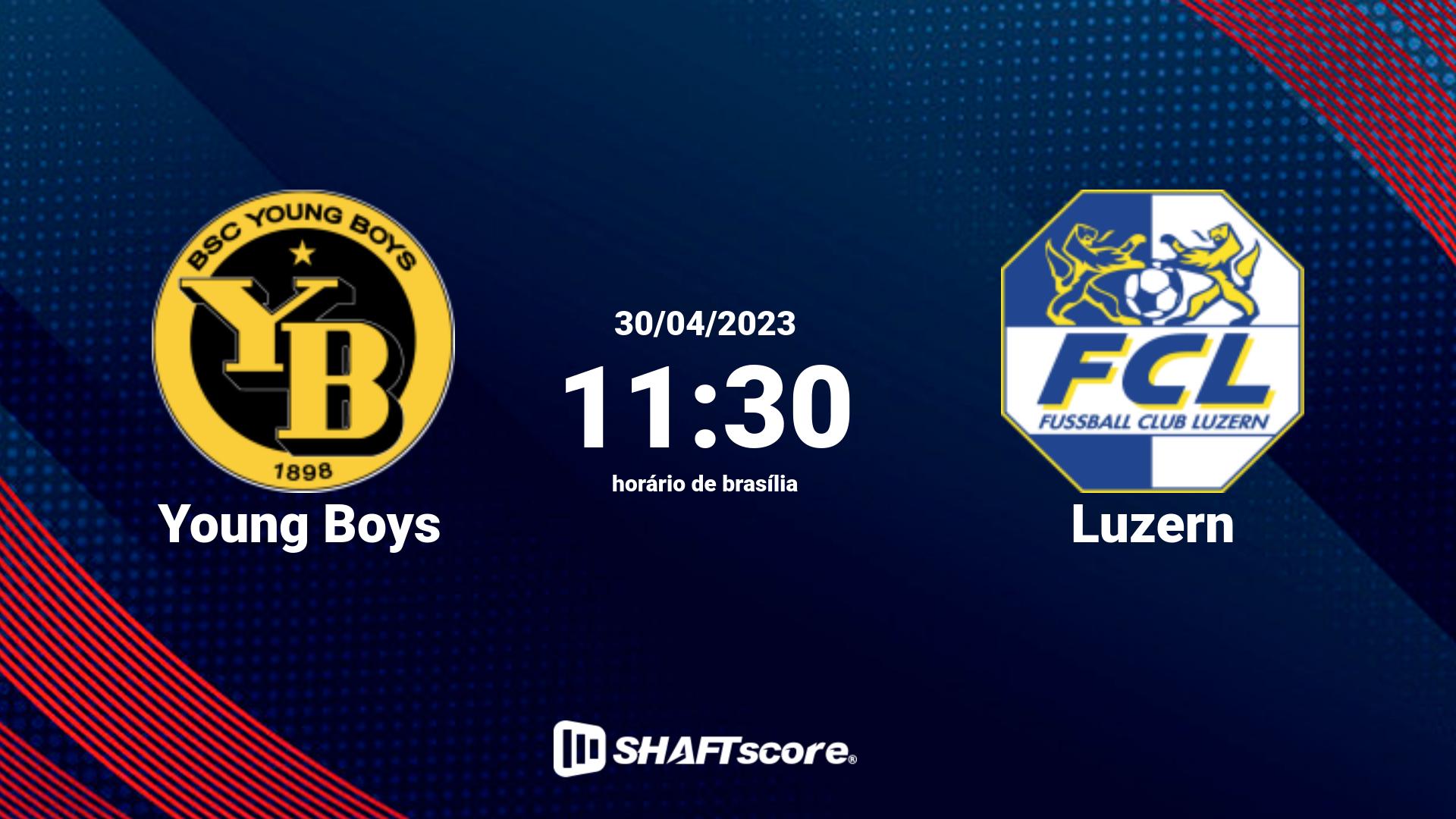 Estatísticas do jogo Young Boys vs Luzern 30.04 11:30