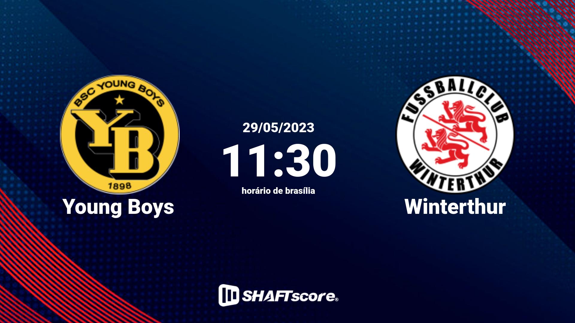 Estatísticas do jogo Young Boys vs Winterthur 29.05 11:30