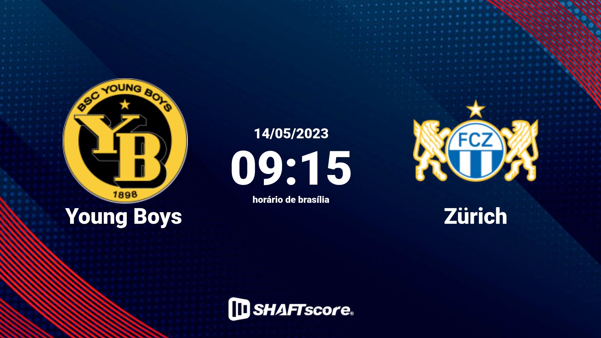 Estatísticas do jogo Young Boys vs Zürich 14.05 09:15